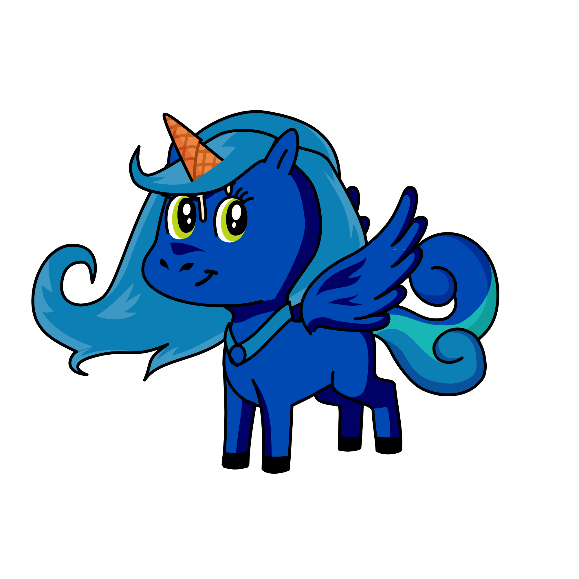 Princess Luna, the unicorn