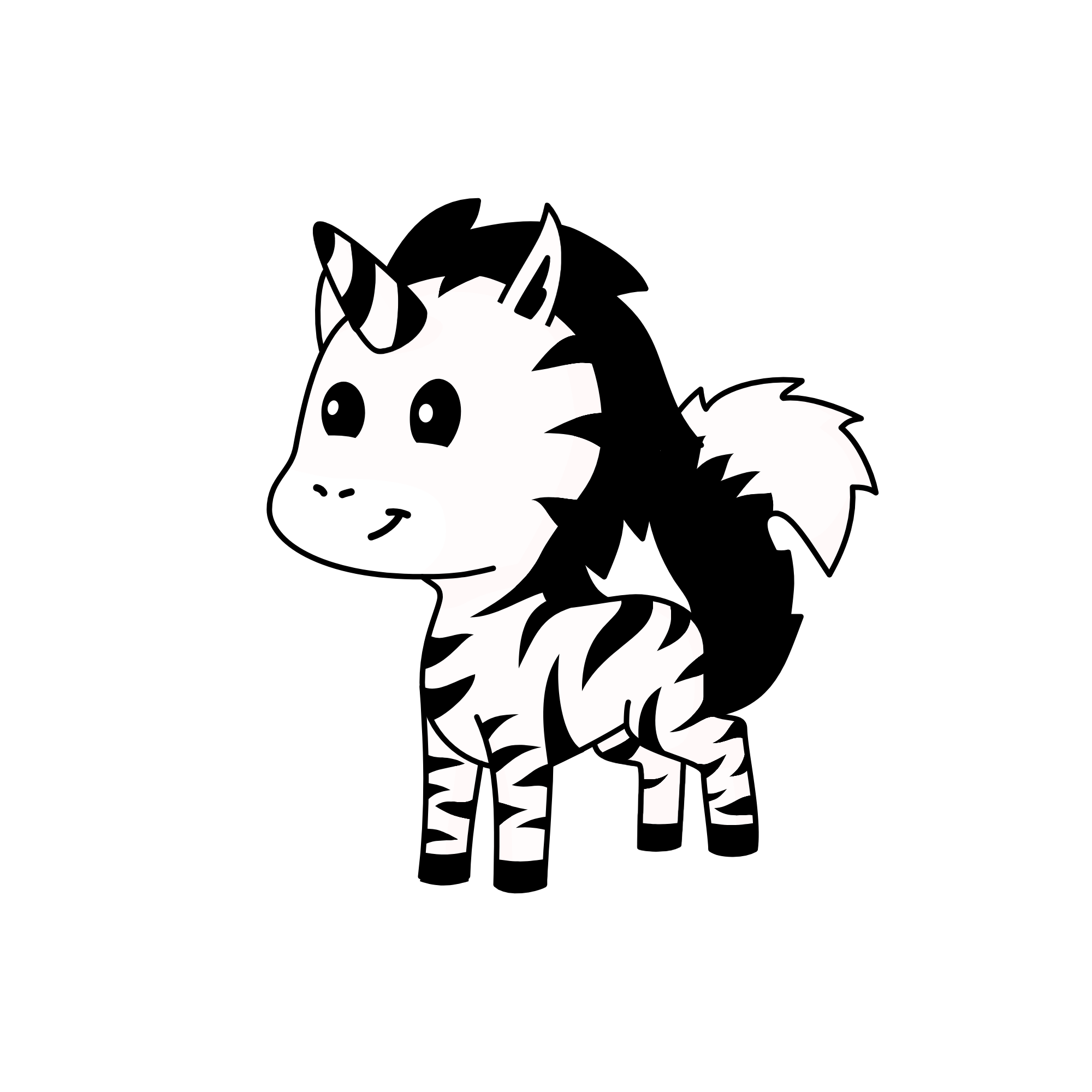 Zebracorn Layla, the unicorn