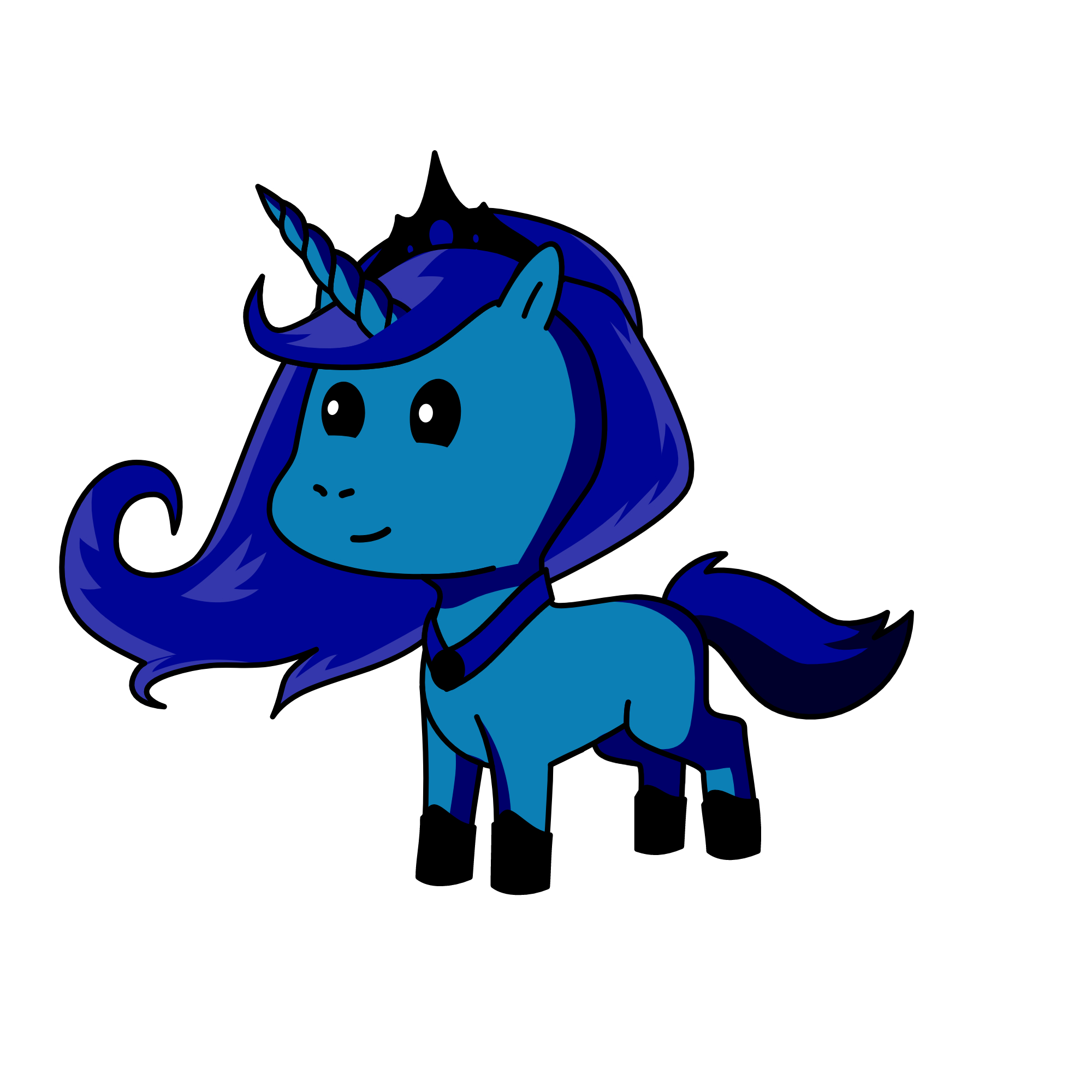 Princess Luna, the unicorn