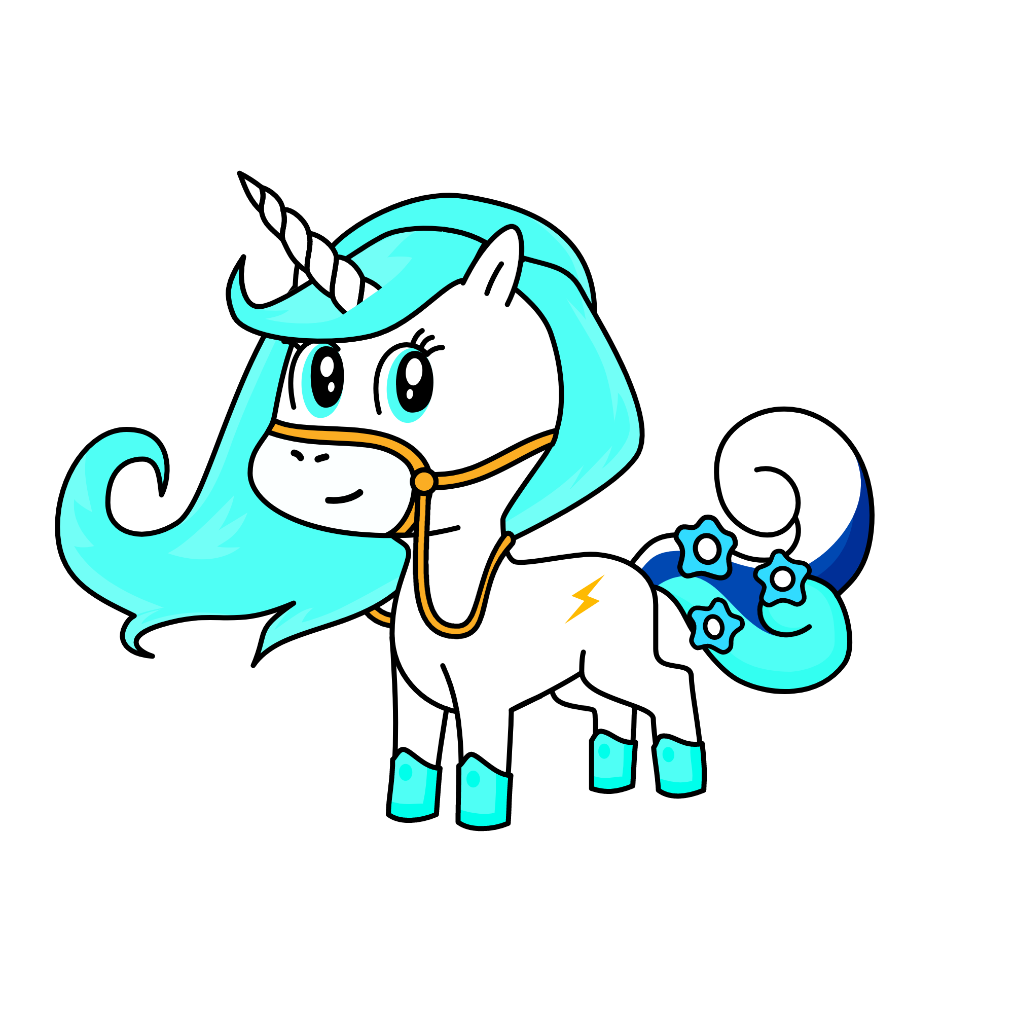 Daughter Of The Lightning, the unicorn
