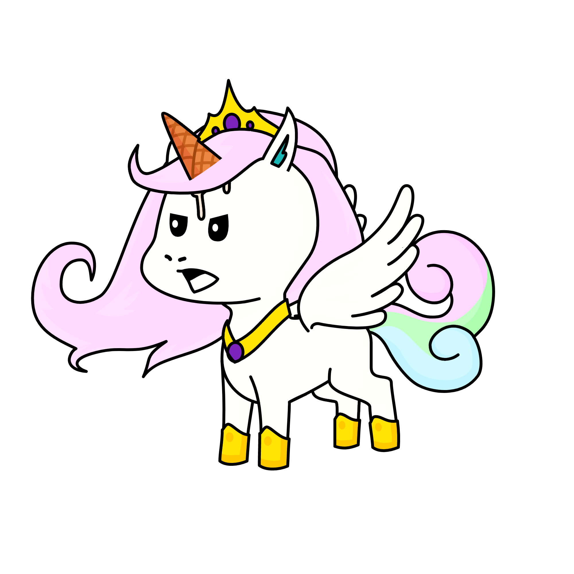 Princess Celestia, the unicorn