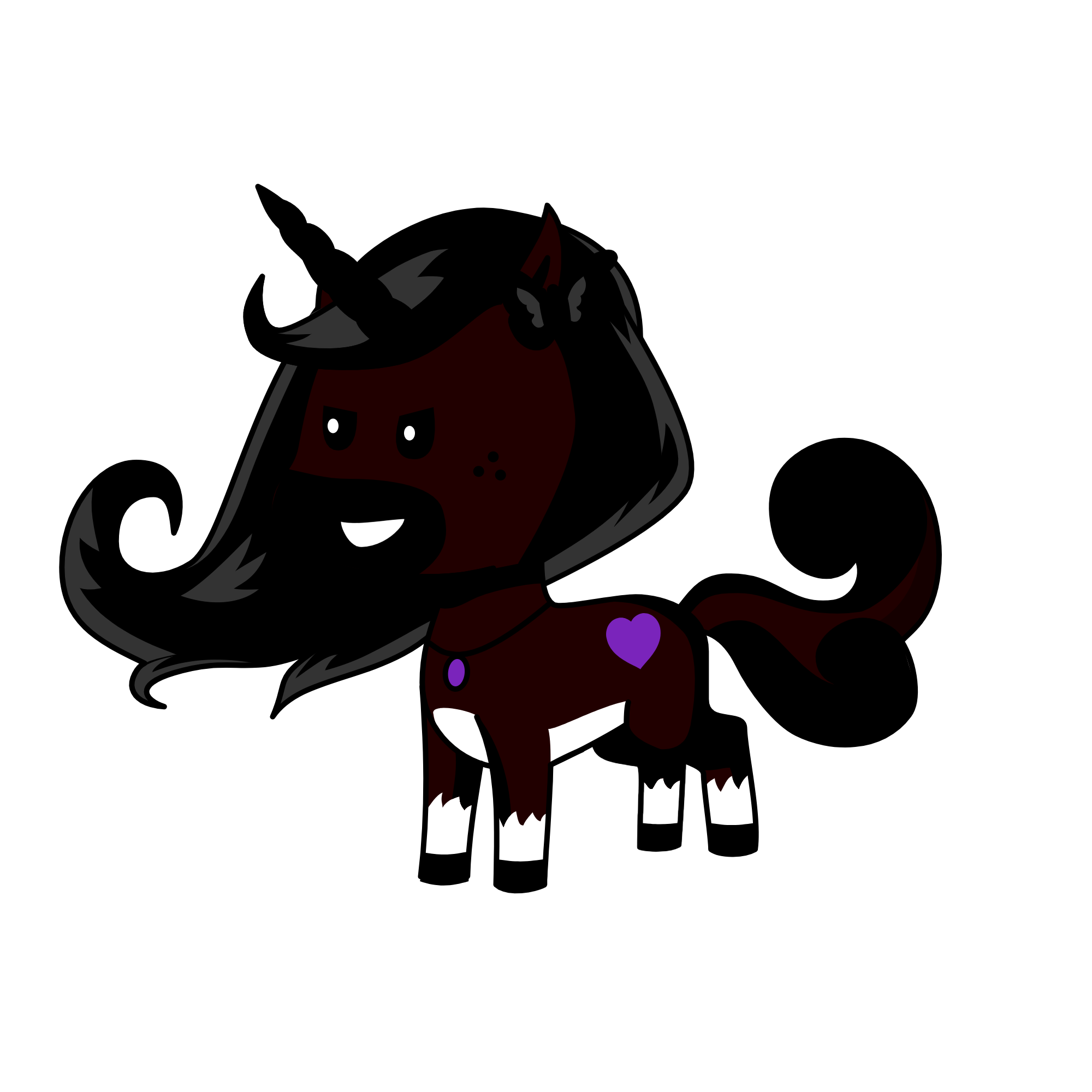 nightmare moon, the unicorn
