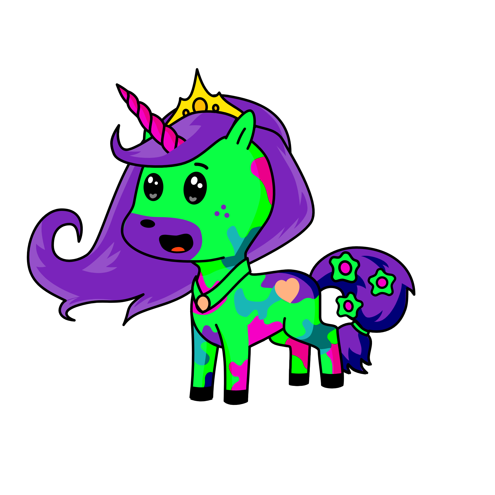 princess beauty, the unicorn
