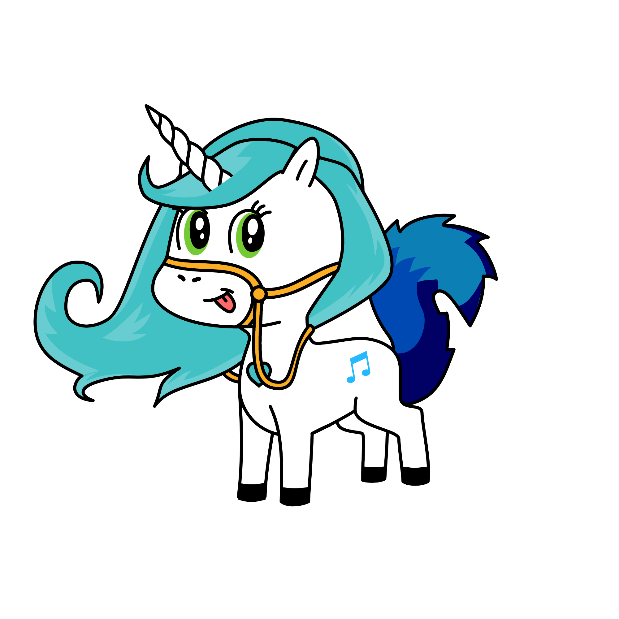 Daughter Of The Blue Cloud, the unicorn