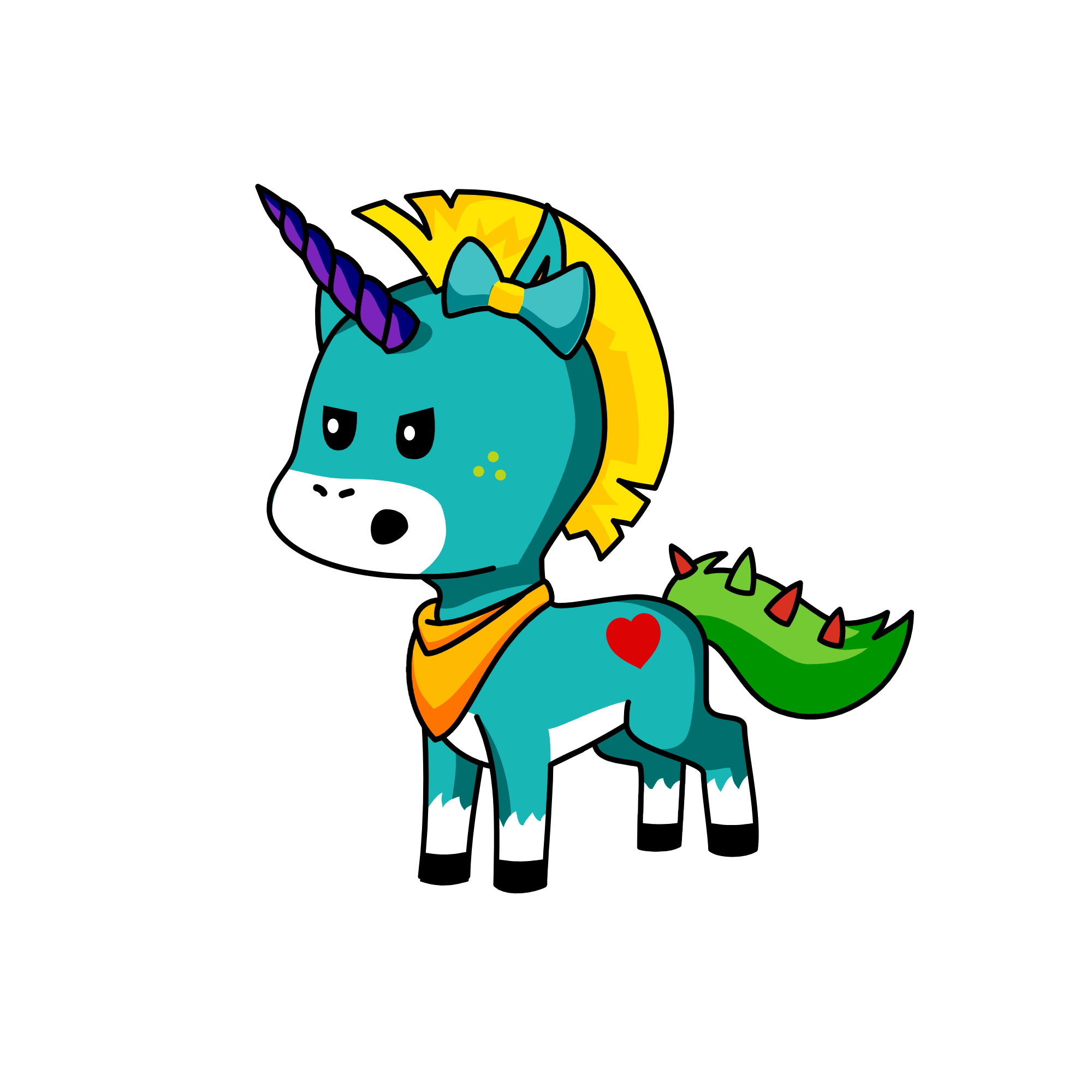 Amo norooz, the unicorn