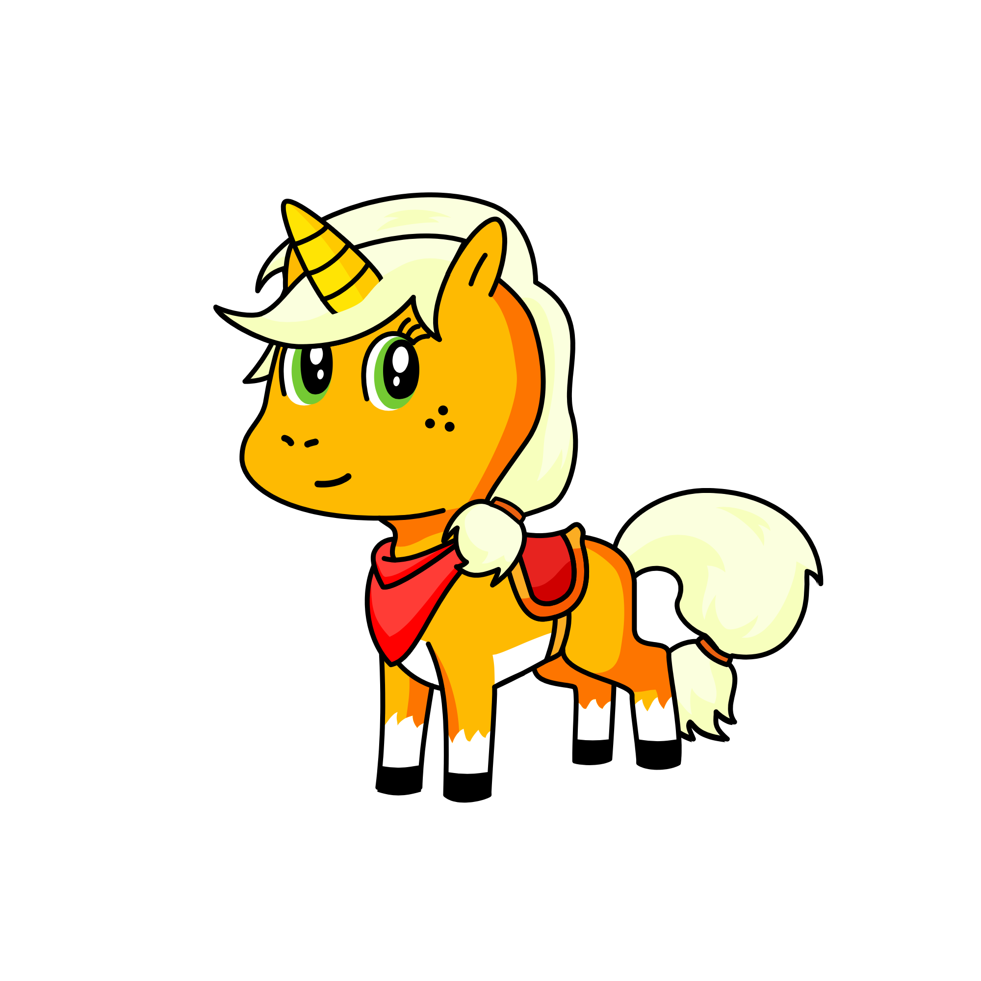 Applejack, the unicorn