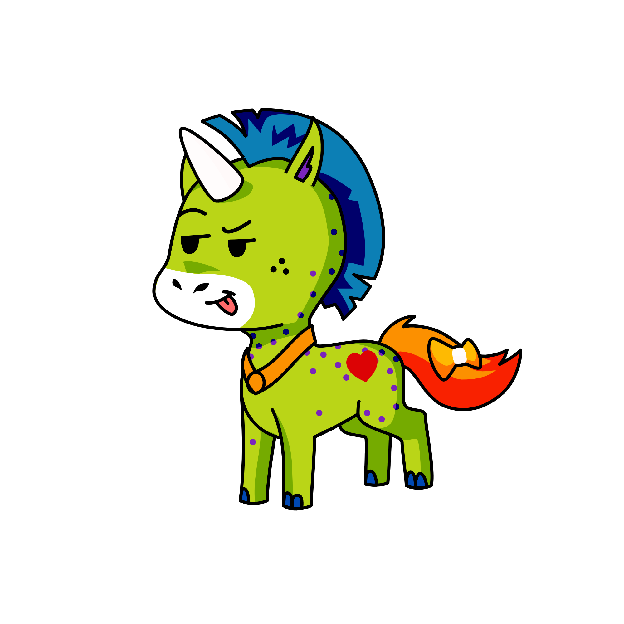 happy ninja, the unicorn