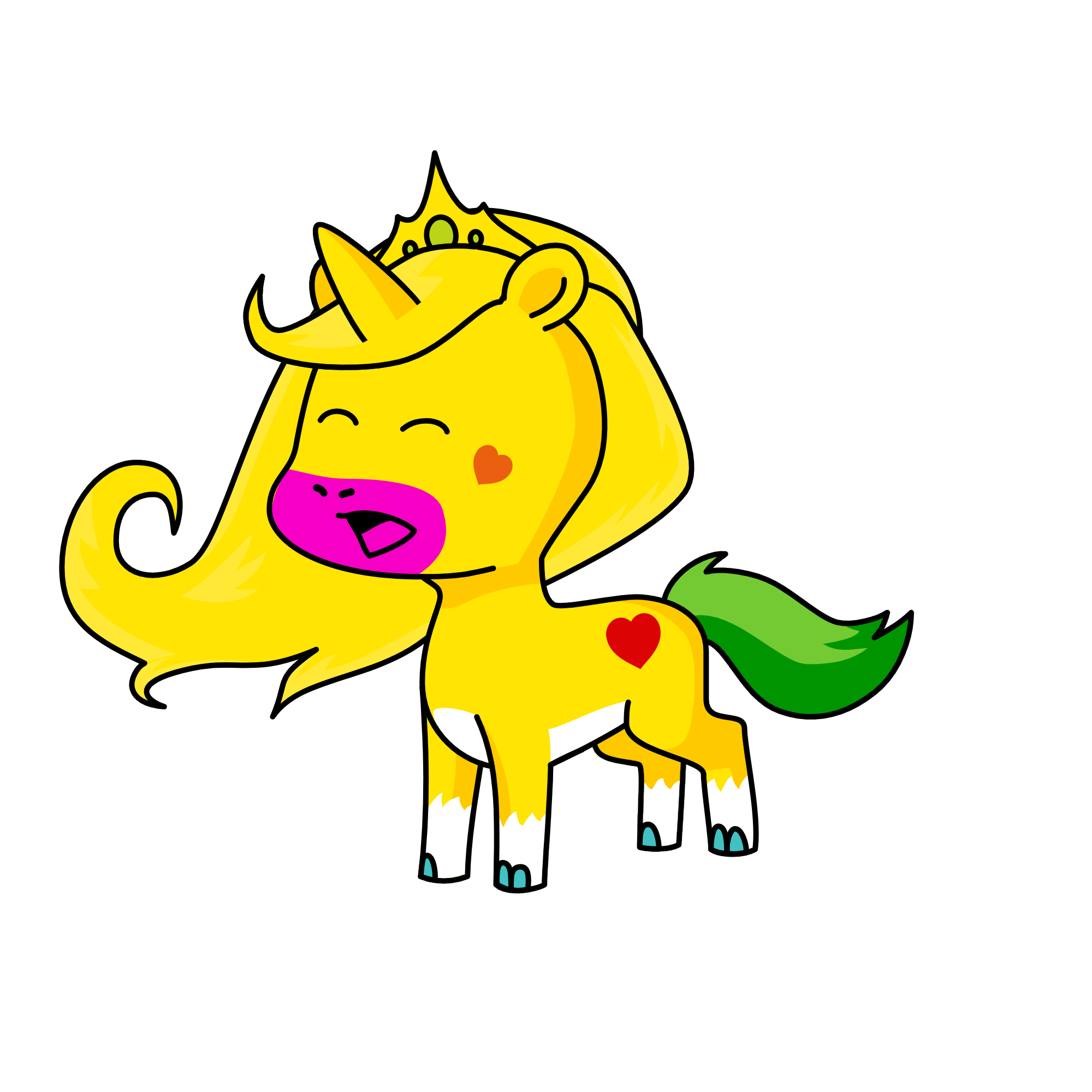 Lemon queen, the unicorn