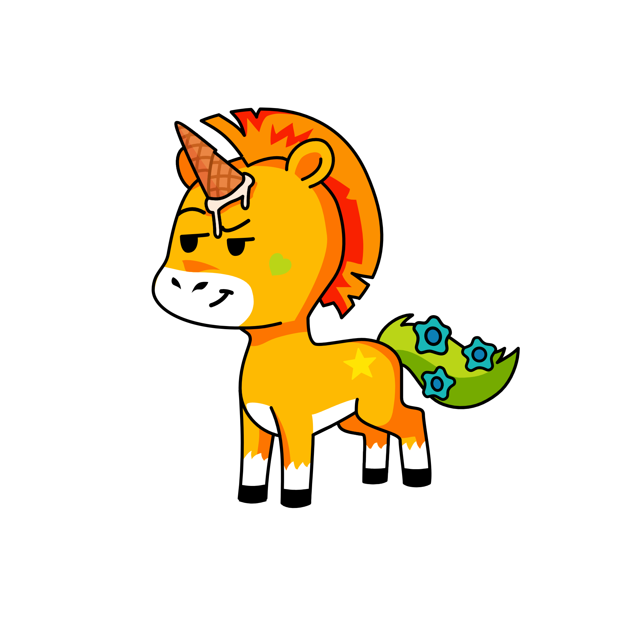 Rhyme time, the unicorn