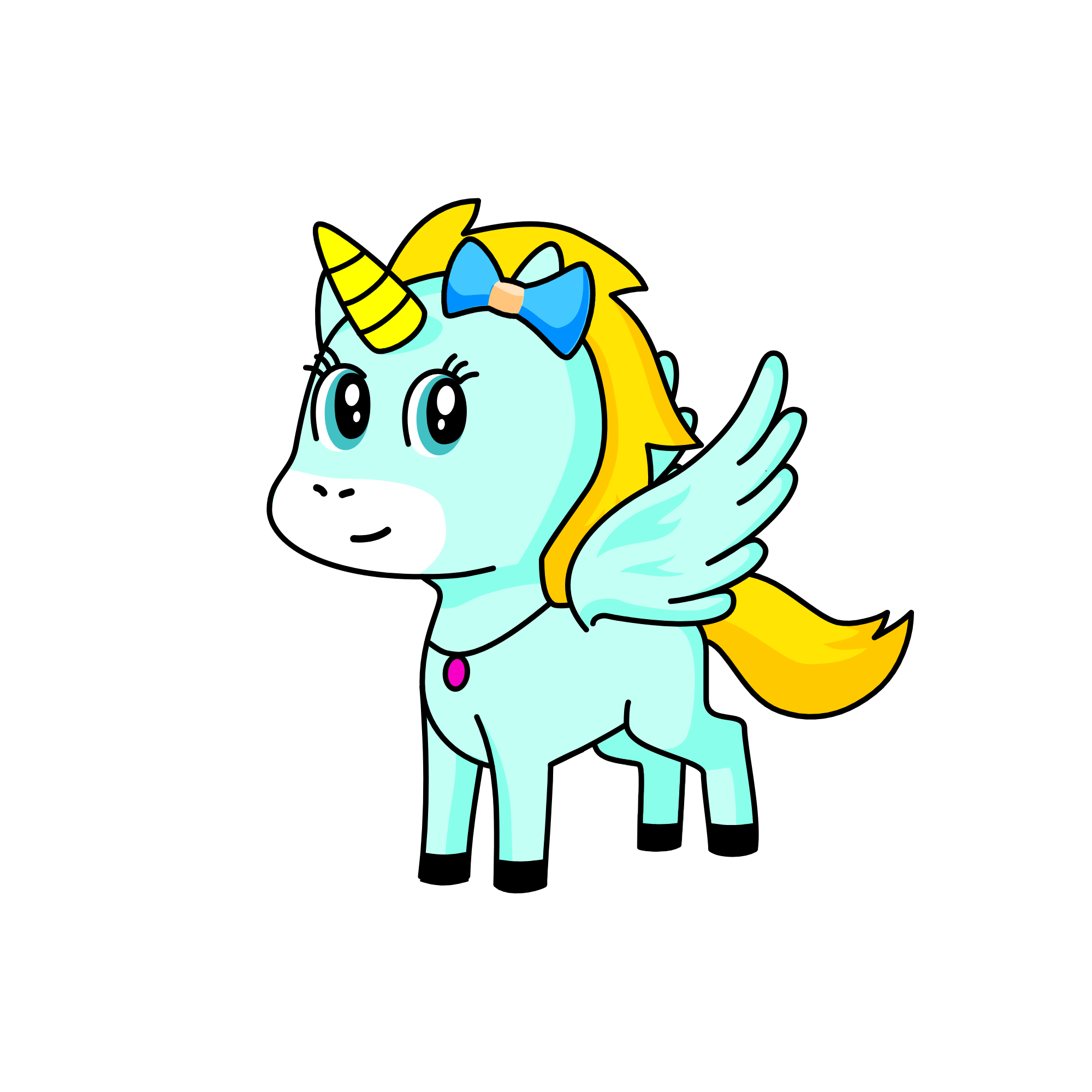 cupcake, the unicorn