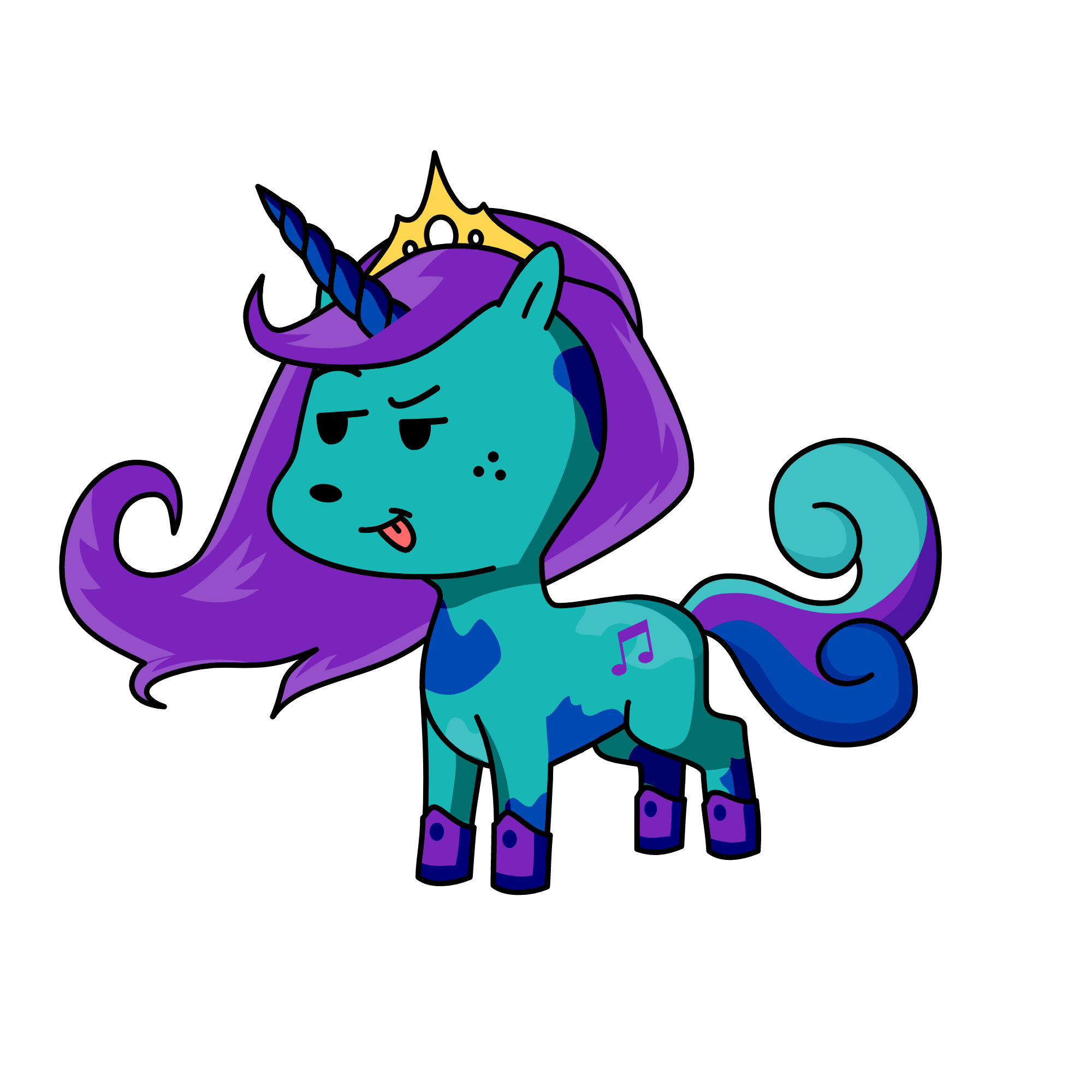 bella, the unicorn