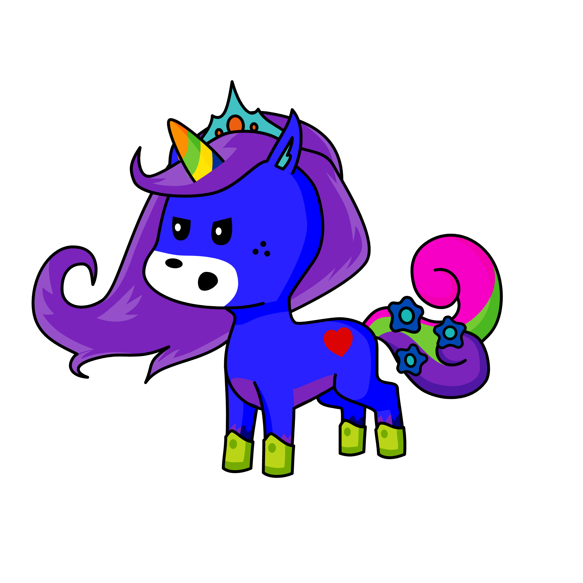tip toe, the unicorn