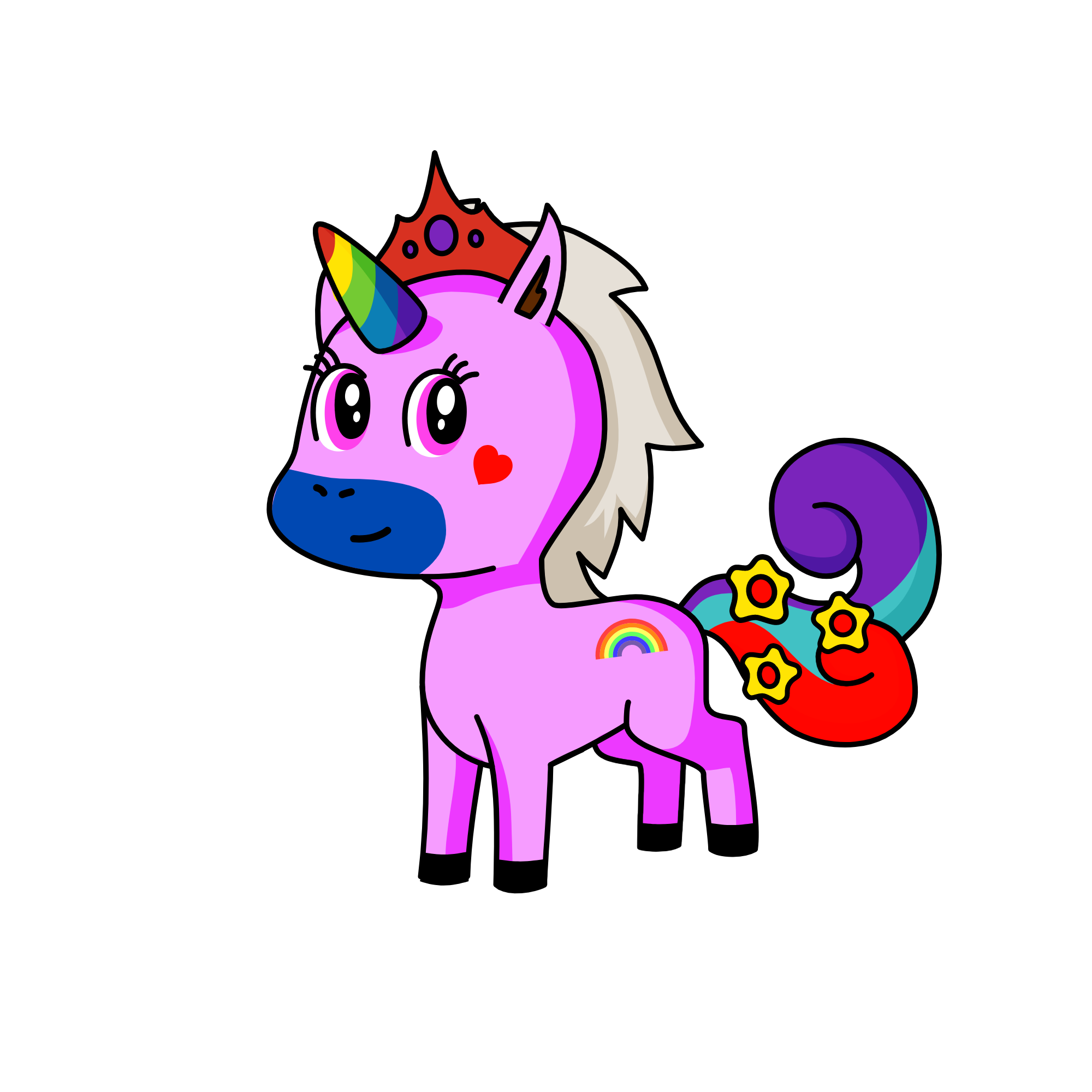 RAinbow, the unicorn