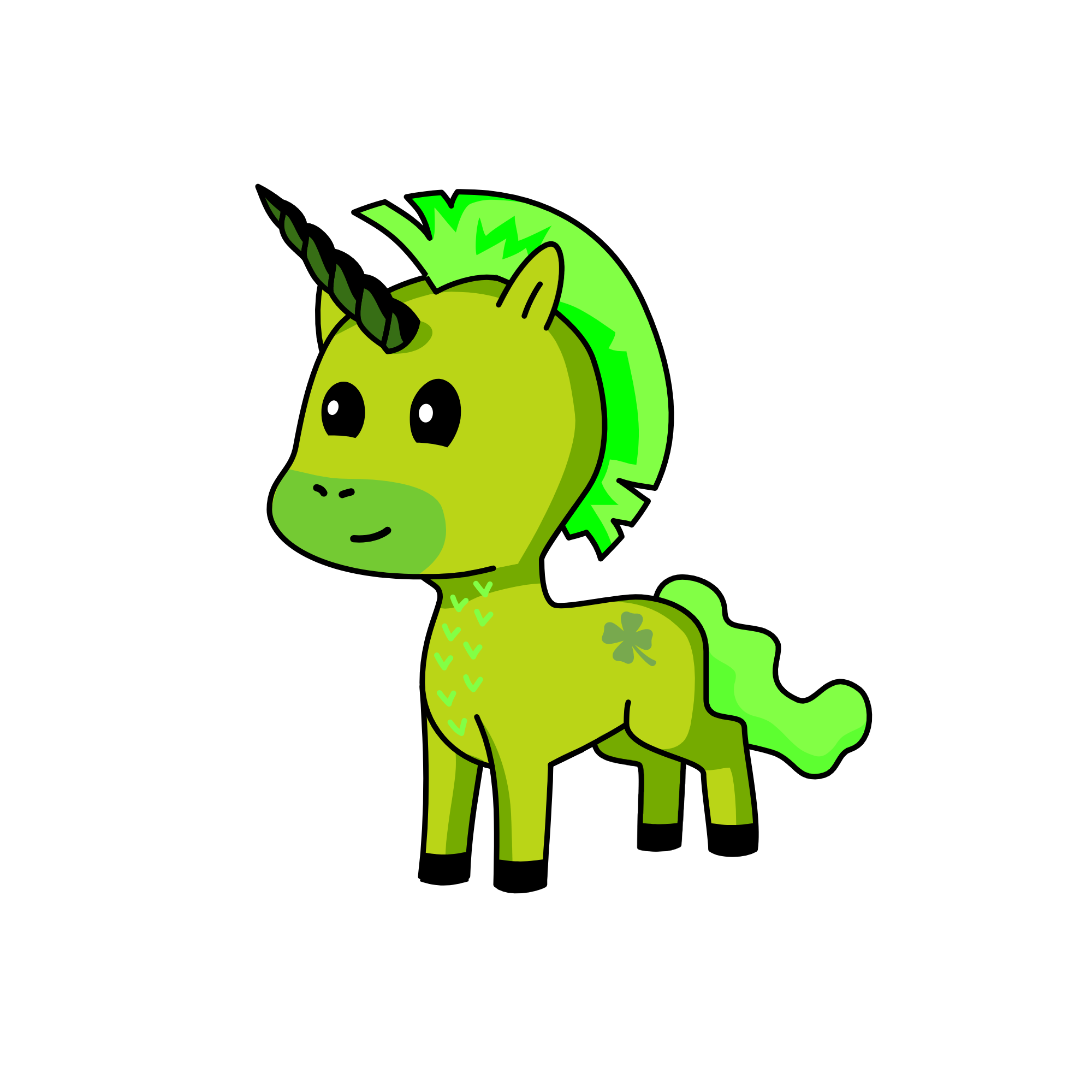 clover, the unicorn