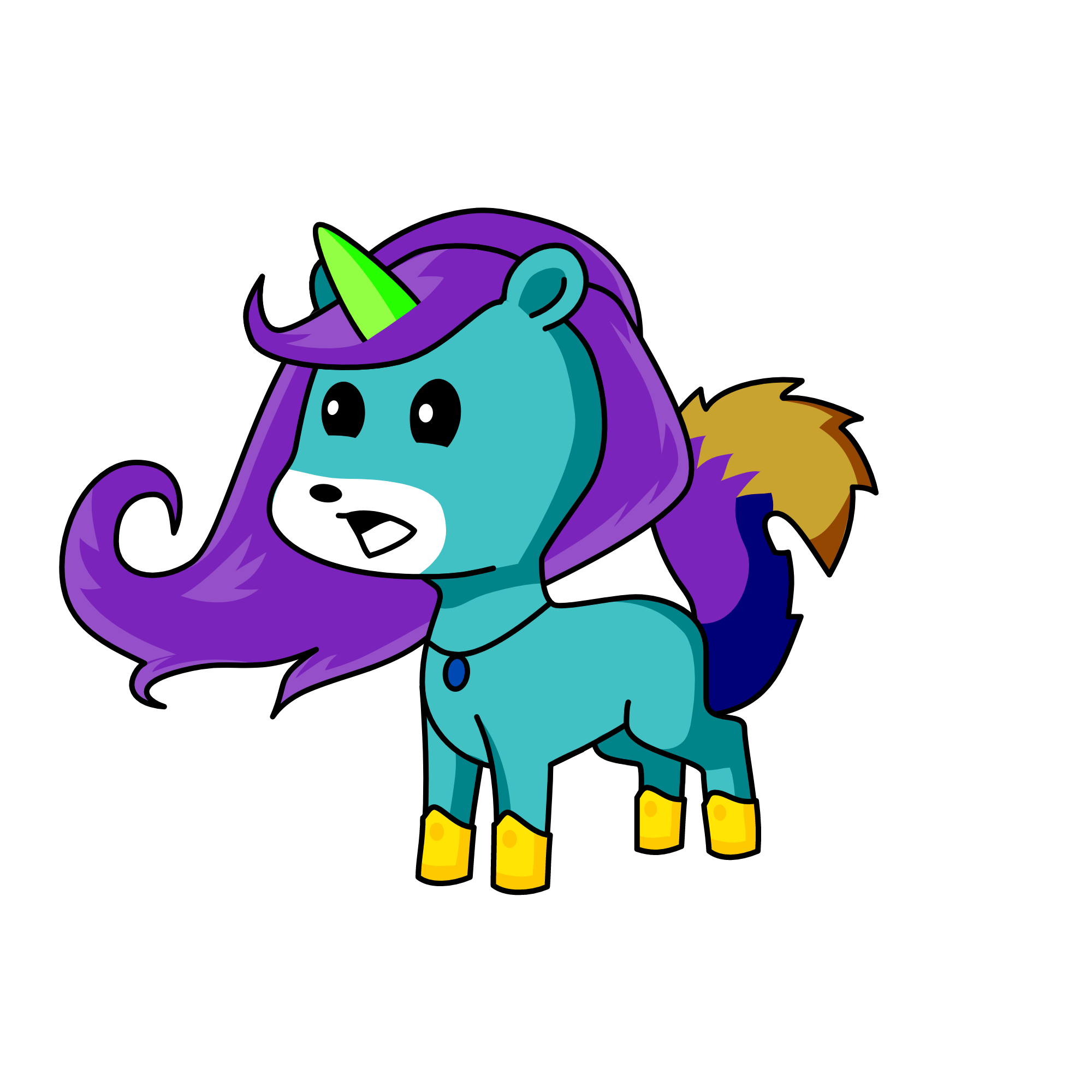 FooF, the unicorn