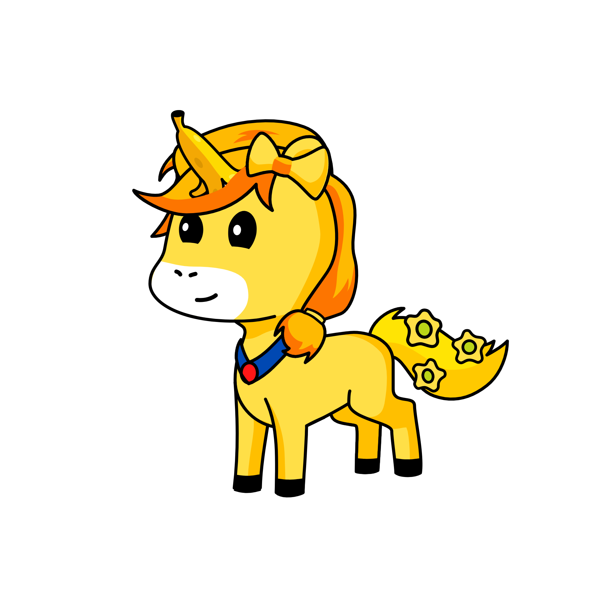 banana, the unicorn