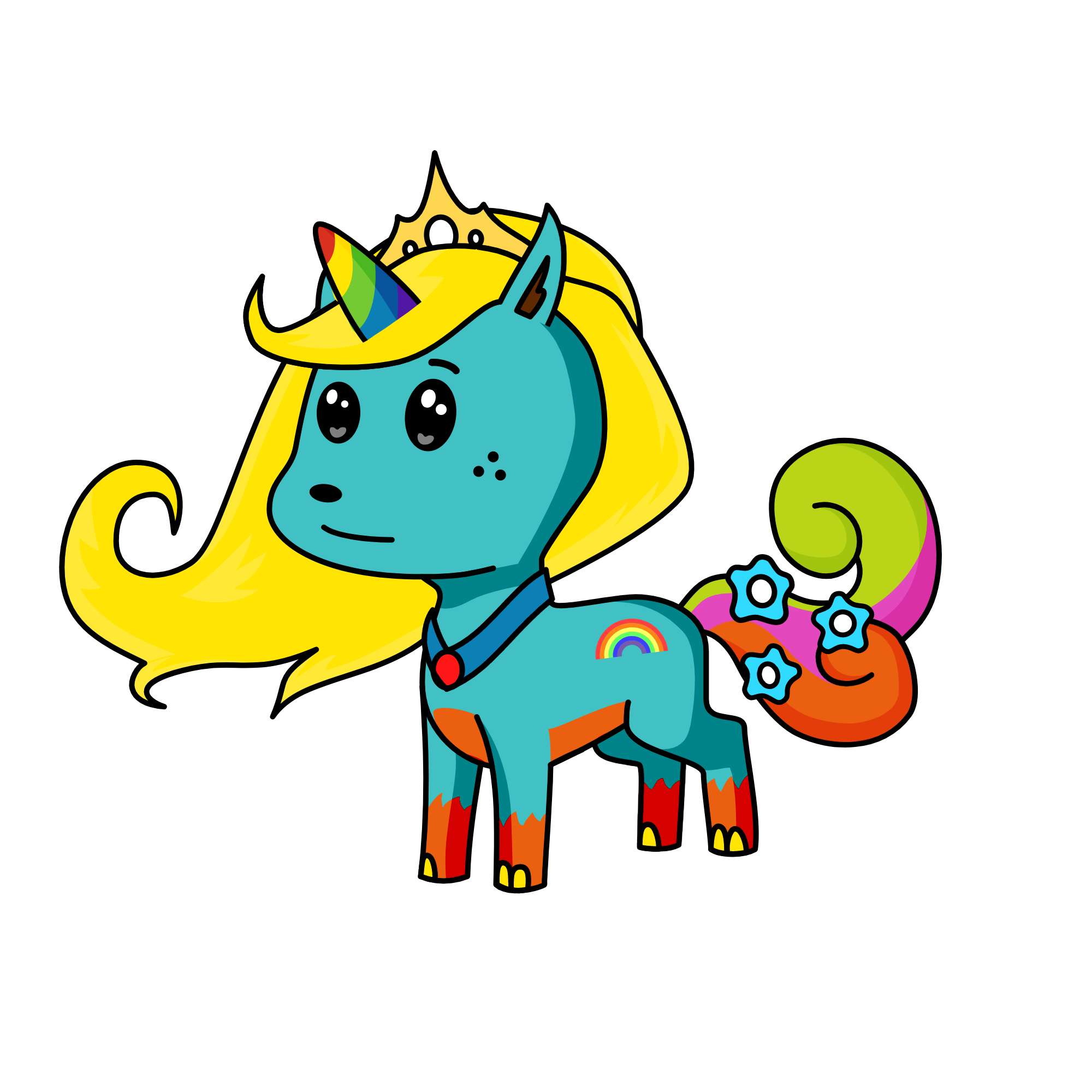winter Queen , the unicorn