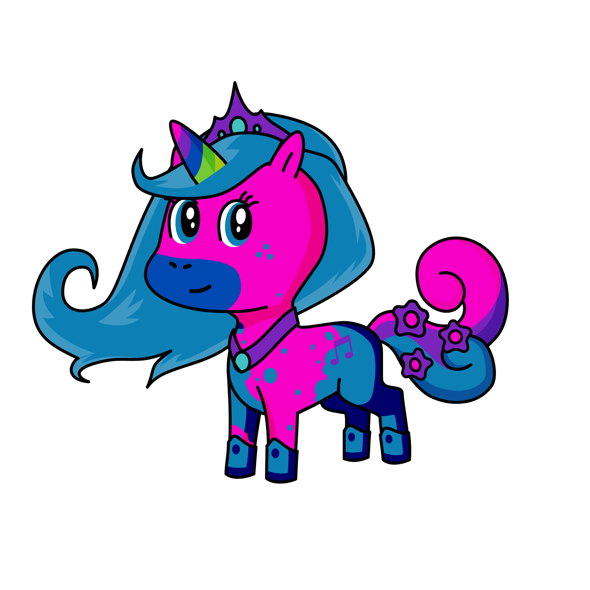 BLUEPINK, the unicorn