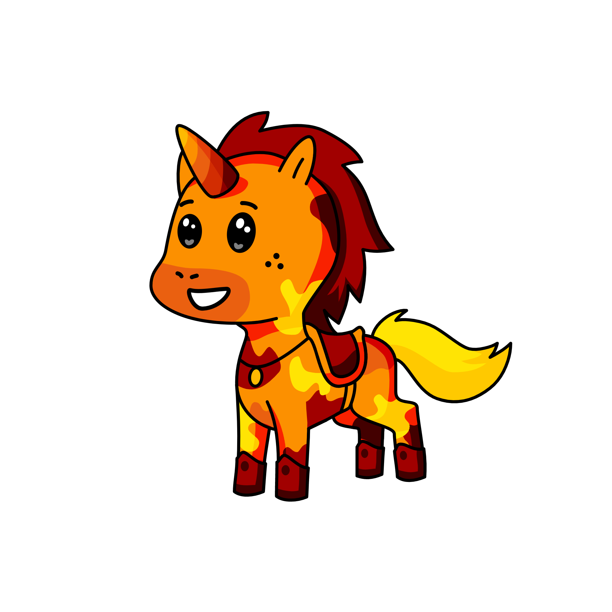 flamey, the unicorn