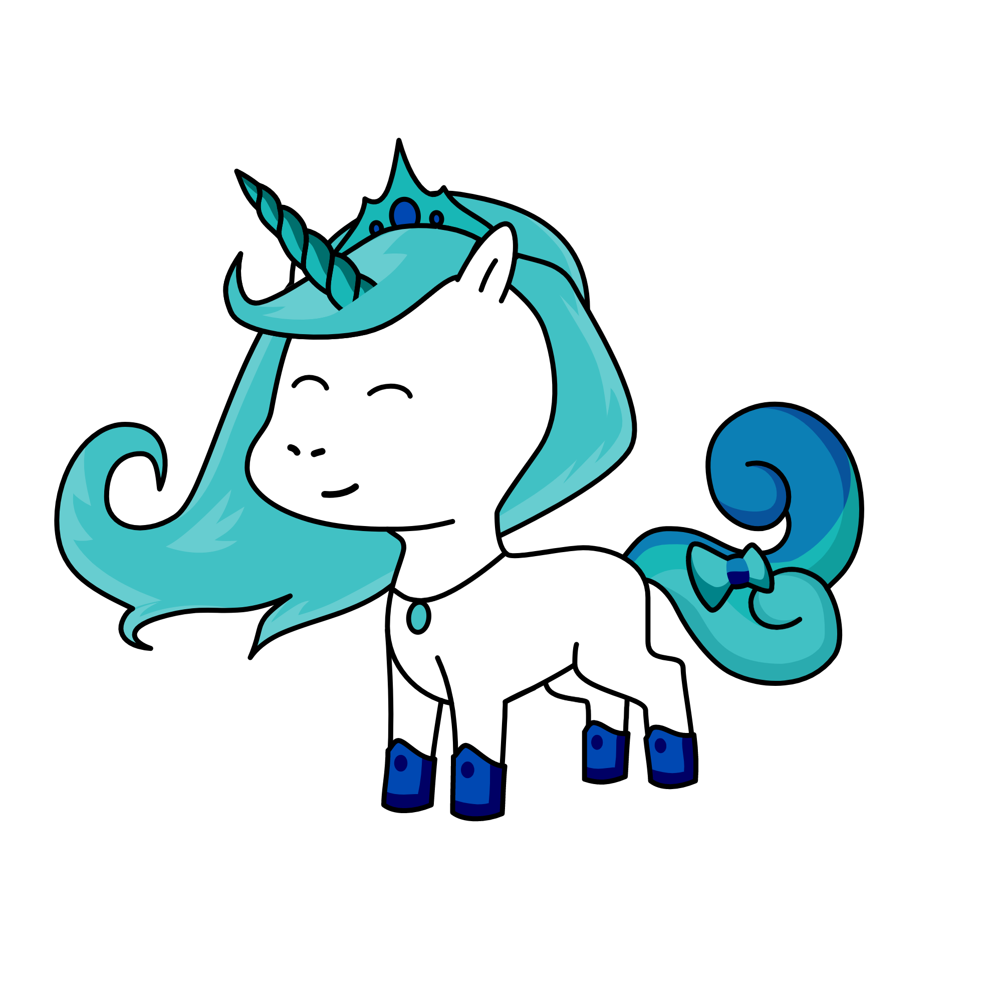 Midnight, the unicorn