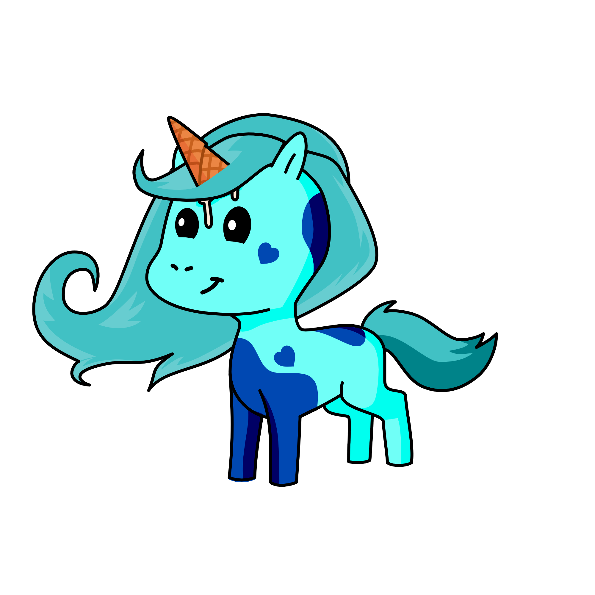 Princess Icy, the unicorn