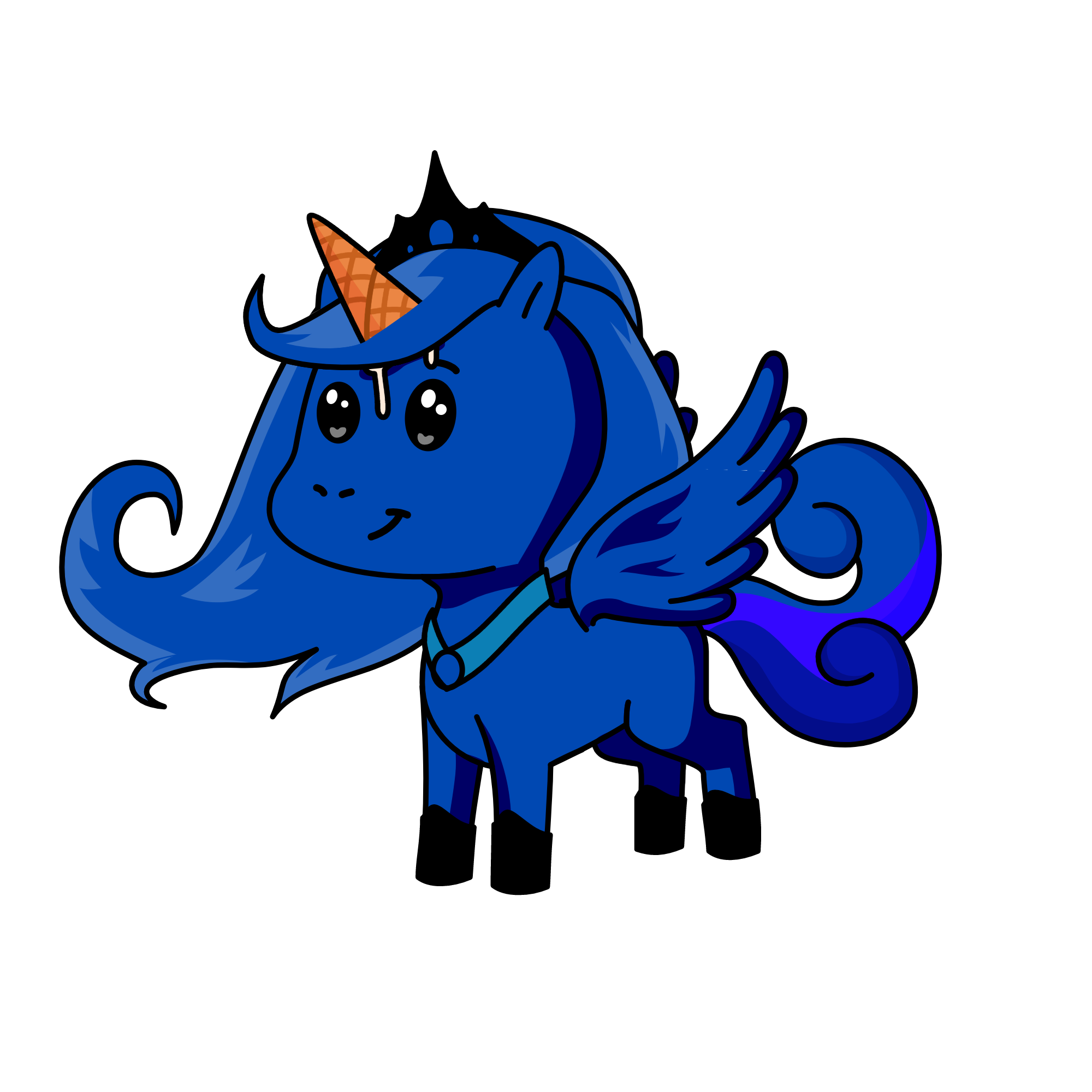 Princess Luna, the unicorn