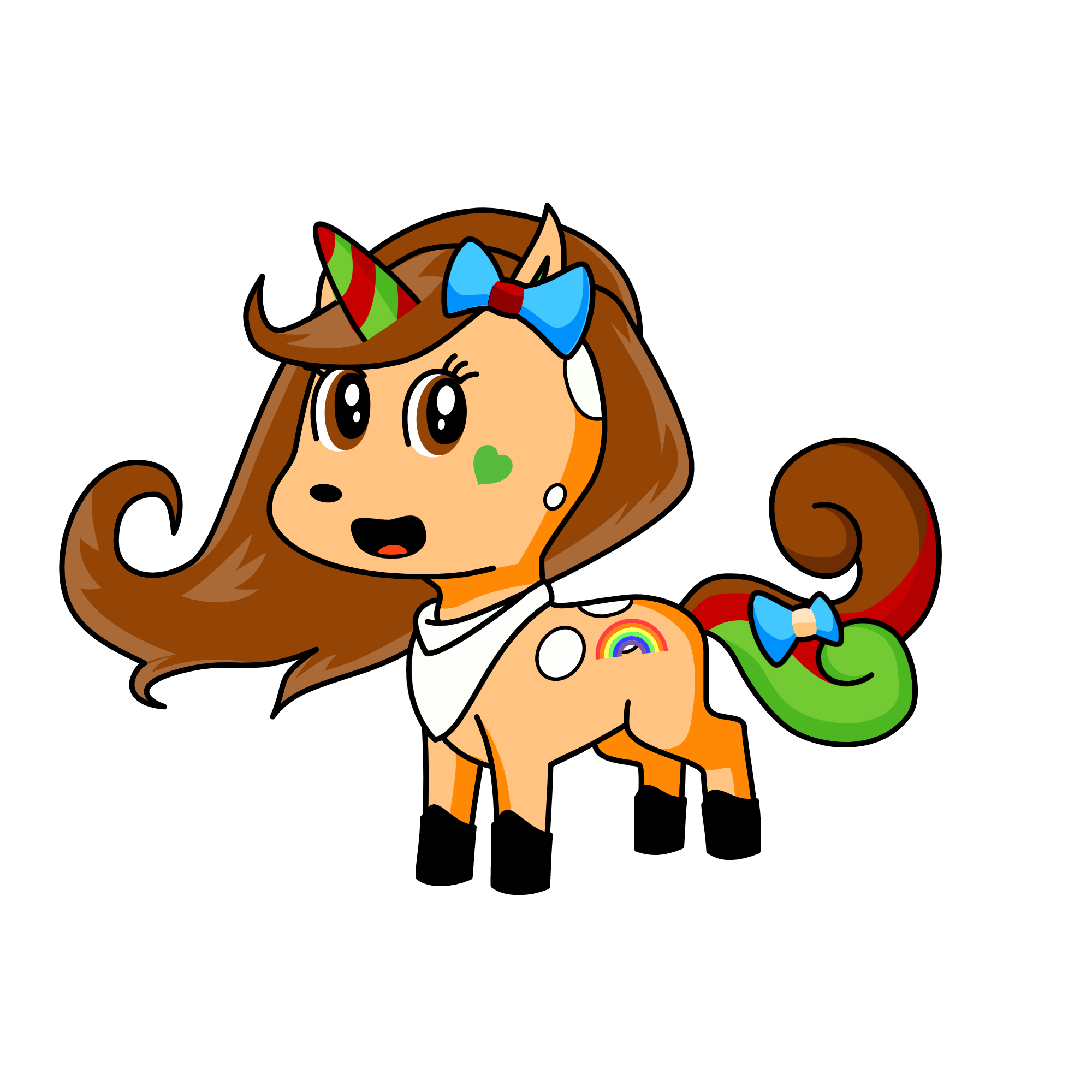 ariana grande (the cristmas girl version) , the unicorn
