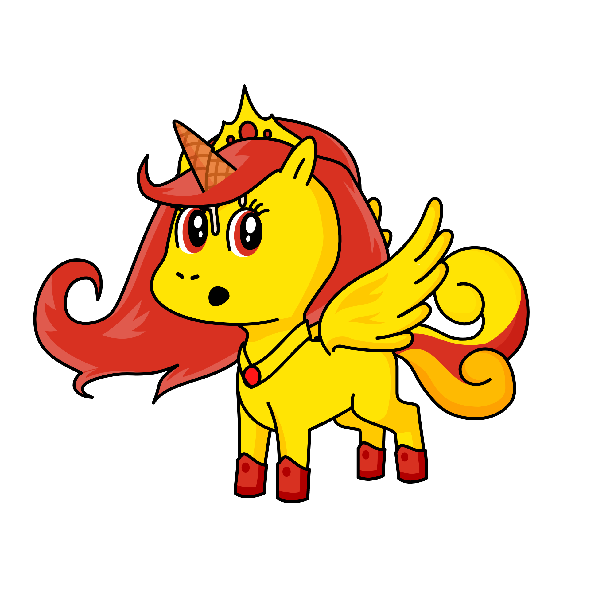 Sunset Shimmer, the unicorn