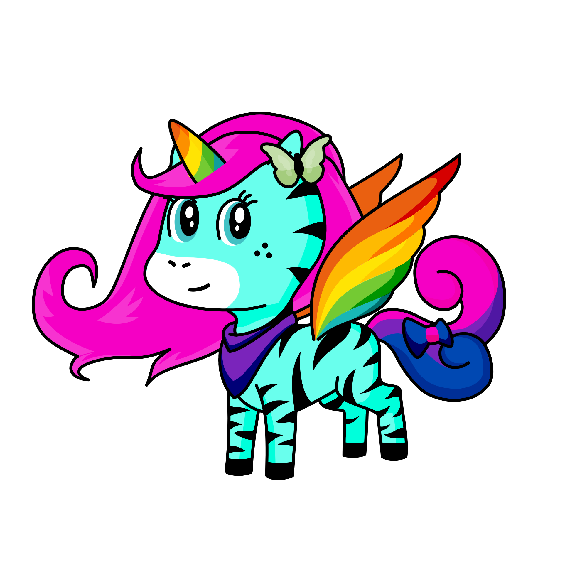 rainbow, the unicorn