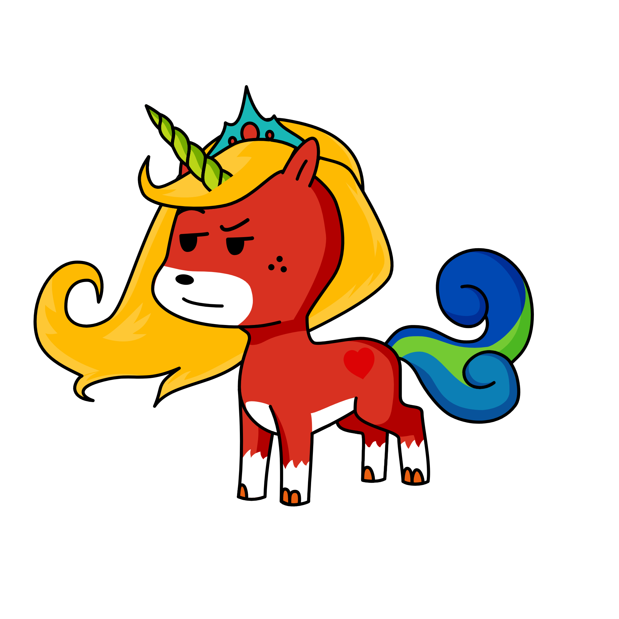 no copy and cats!, the unicorn