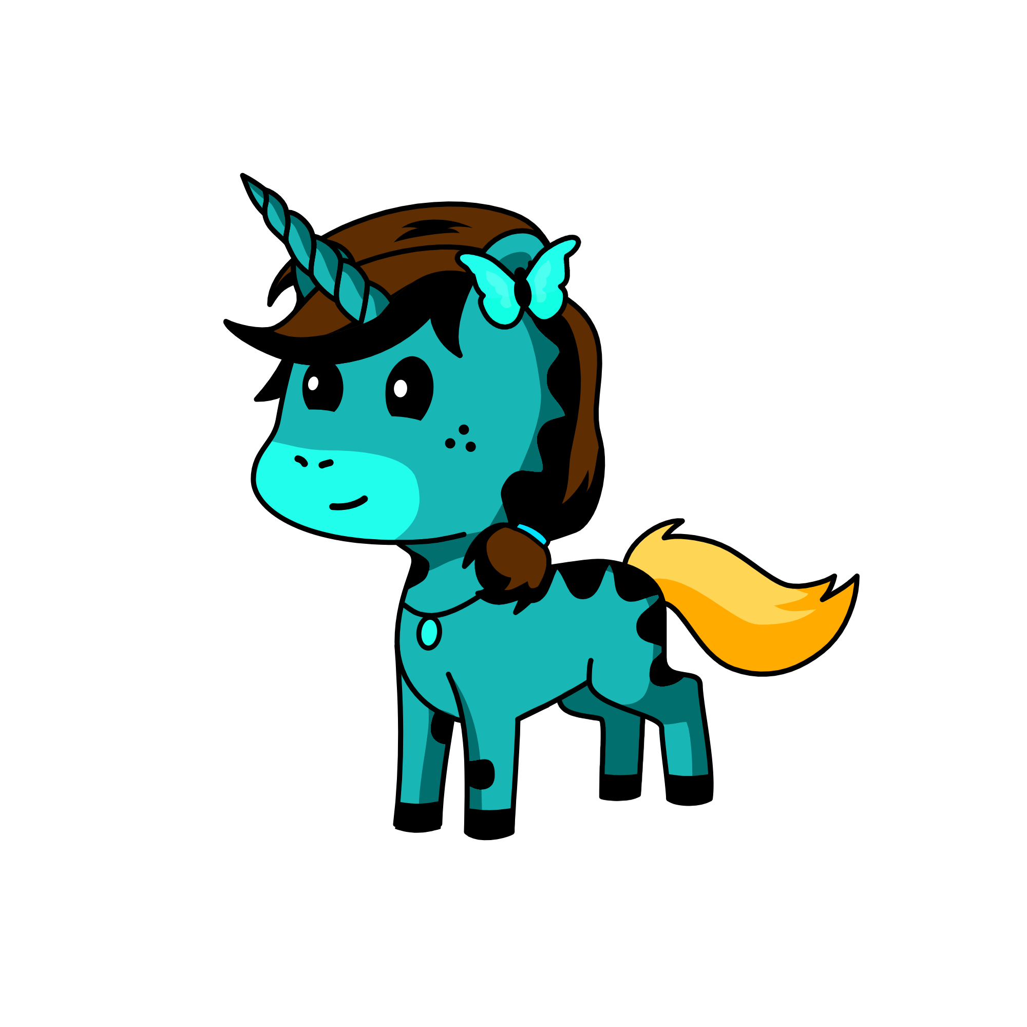 Moonlight, the unicorn