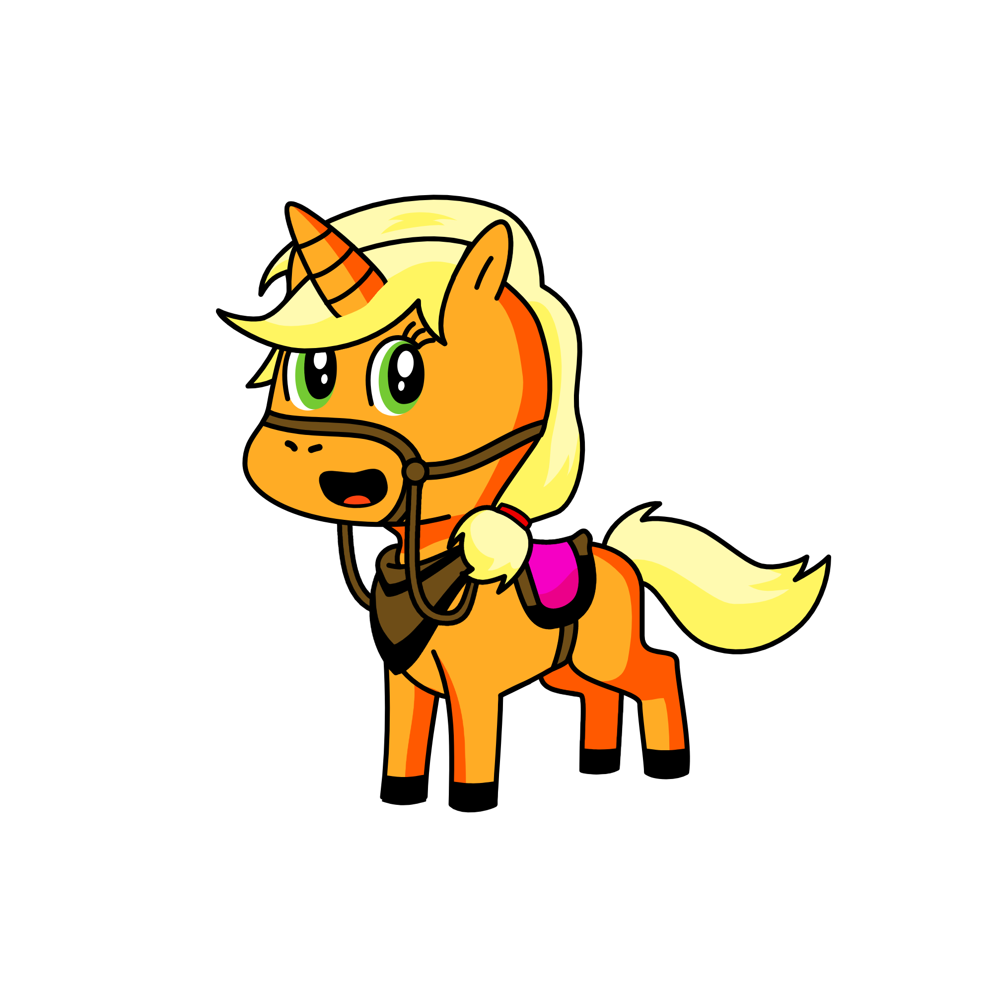 Applejack, the unicorn