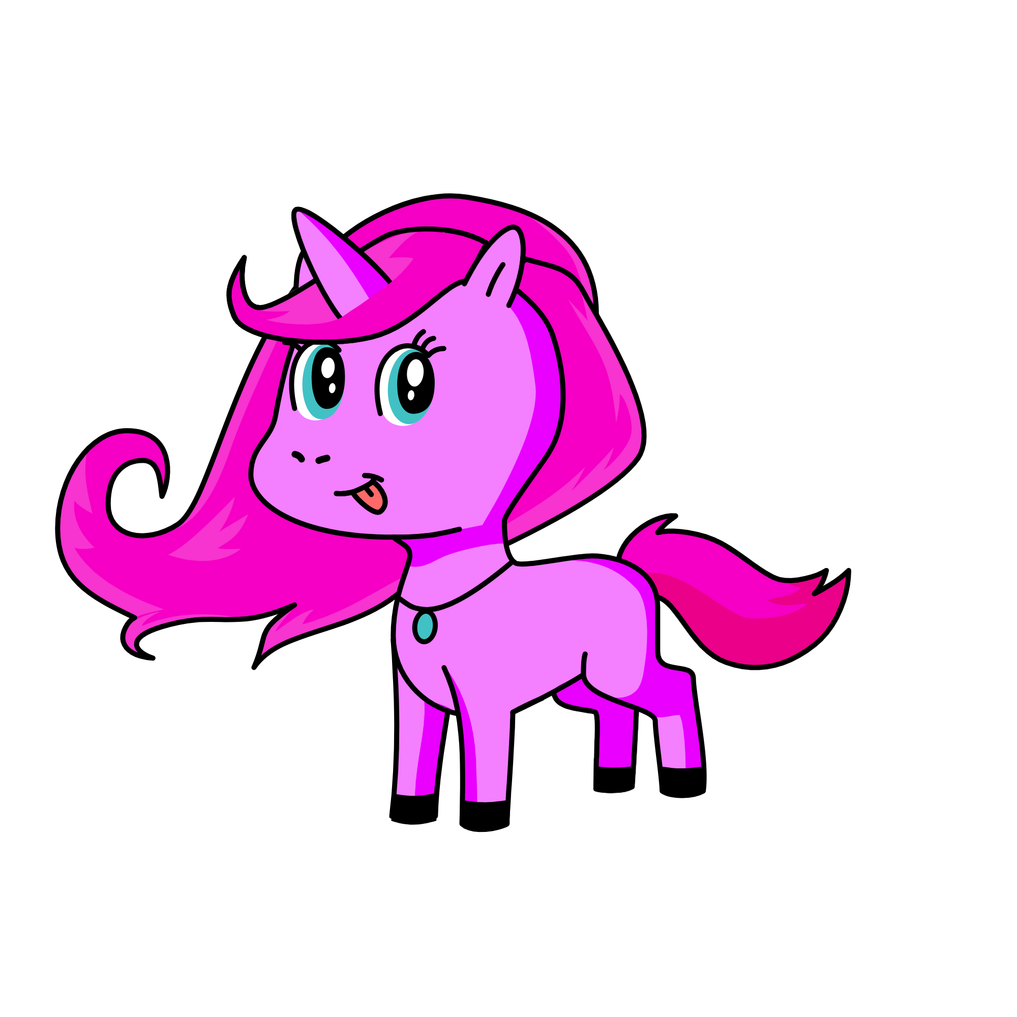 Pinkie pie, the unicorn