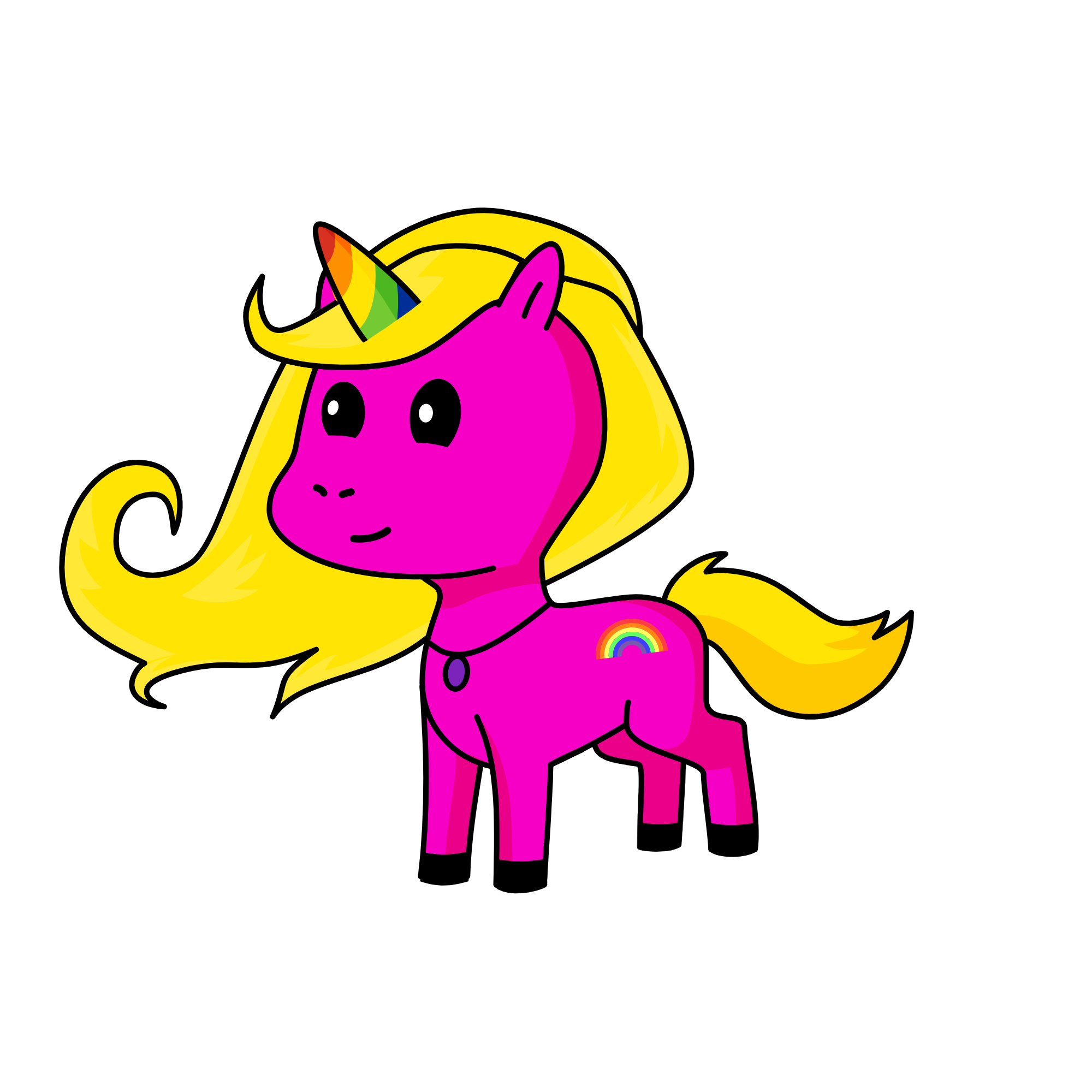 RAINBOW, the unicorn