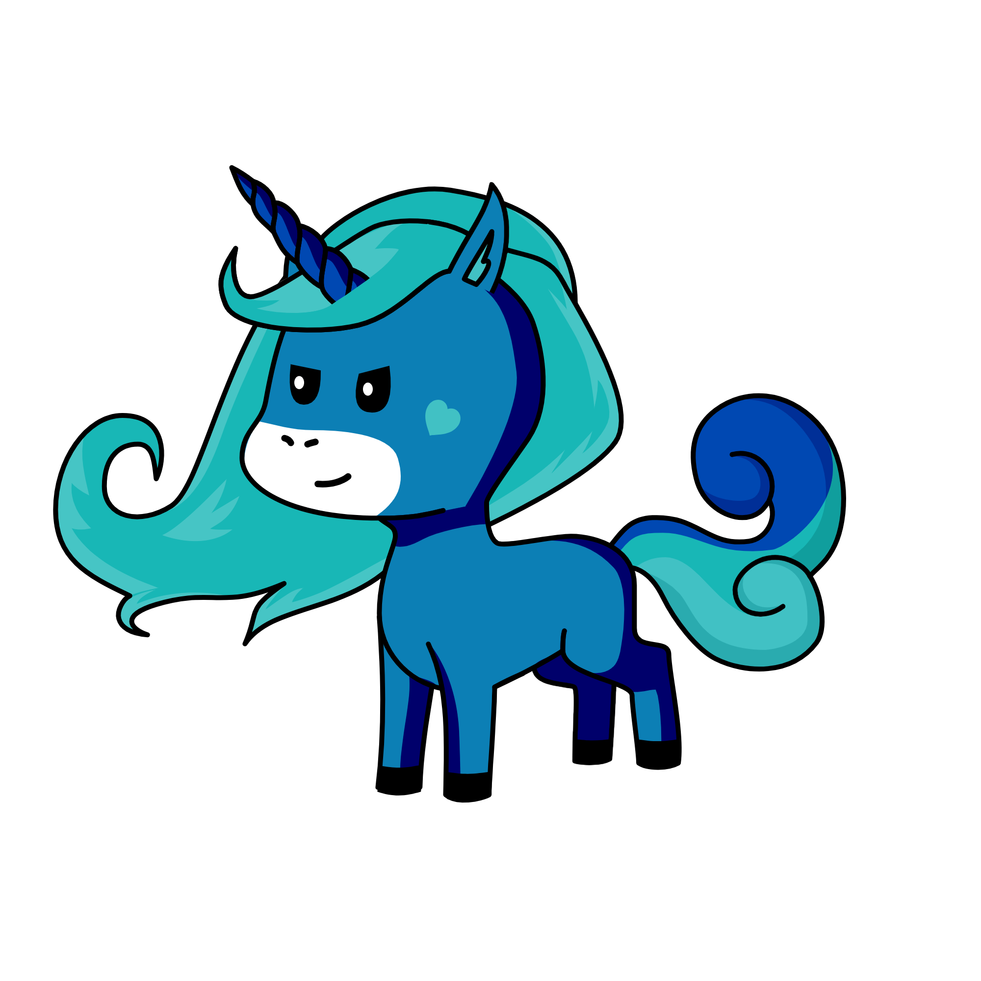 Nightmare moon, the unicorn