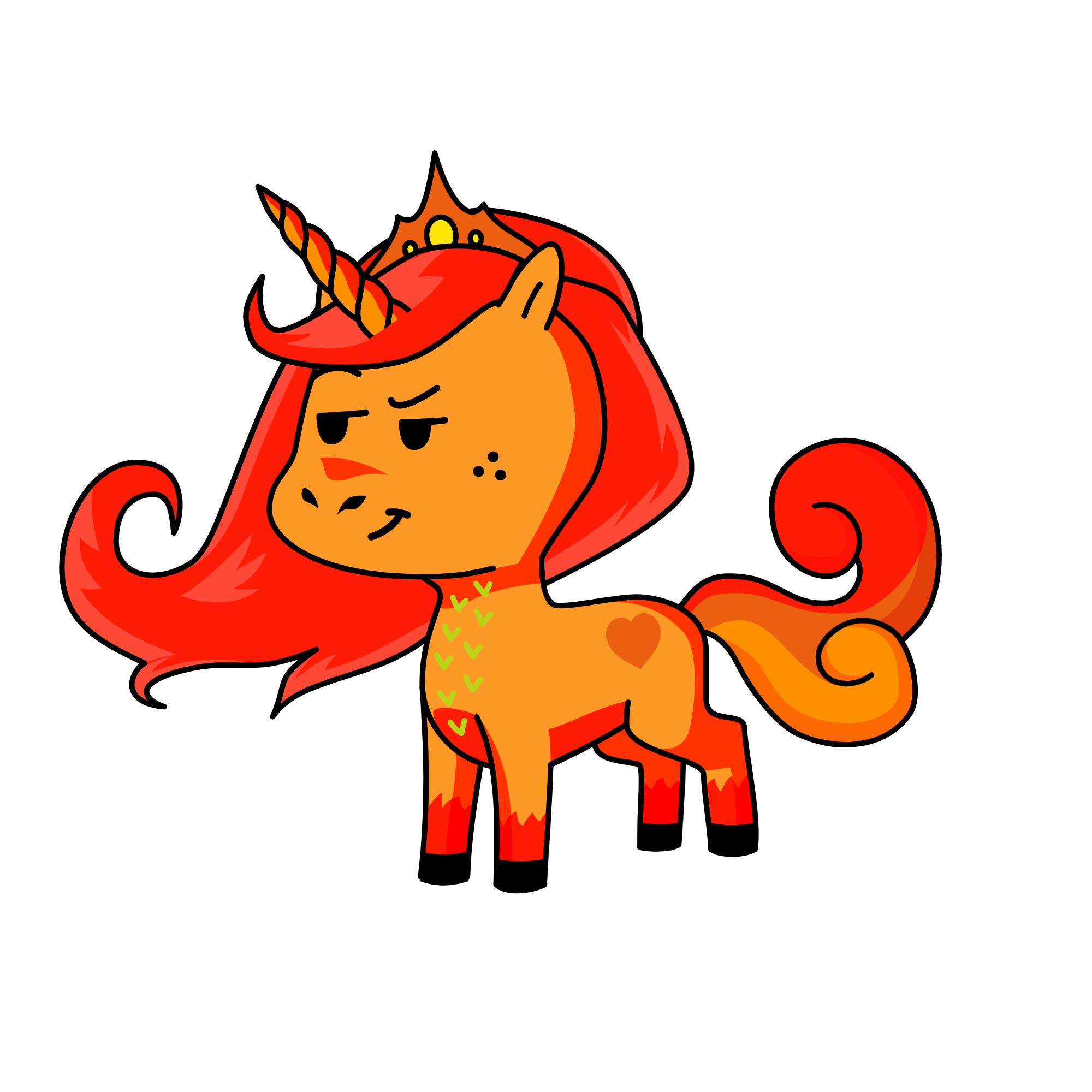 Fire Fly, the unicorn