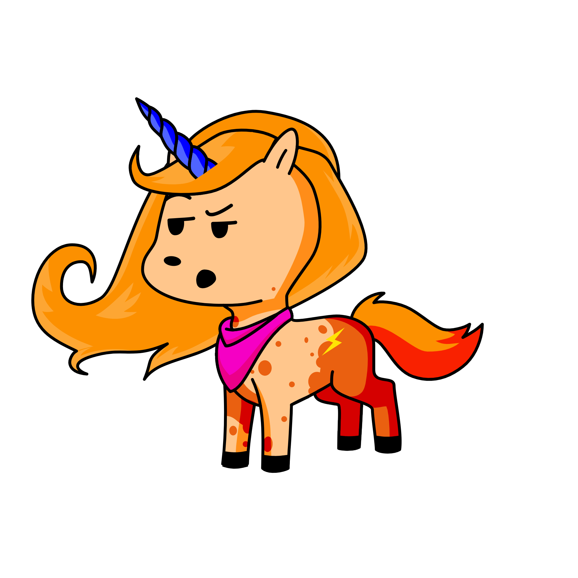 Calliy, the unicorn