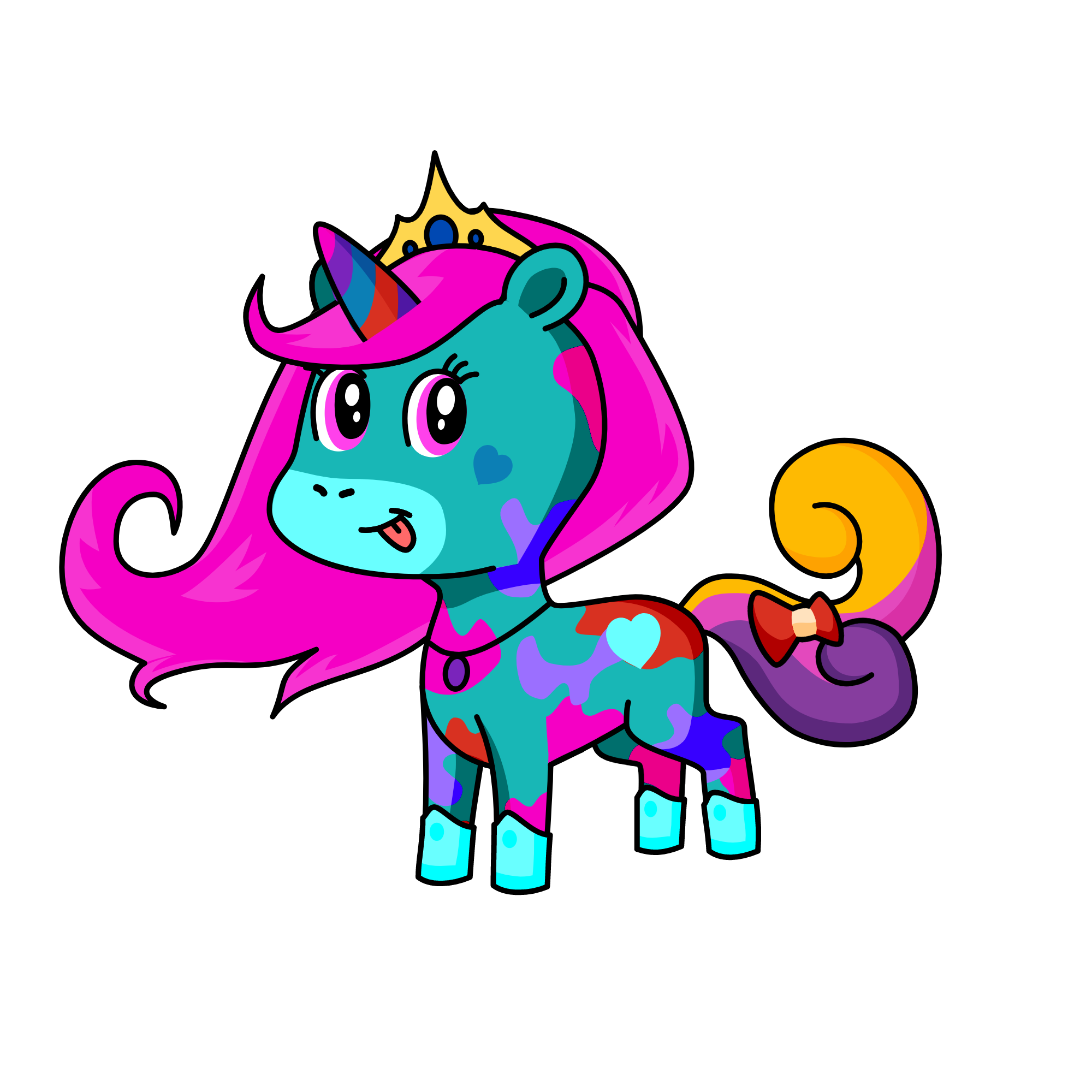 Princess Pinkatastic, the unicorn