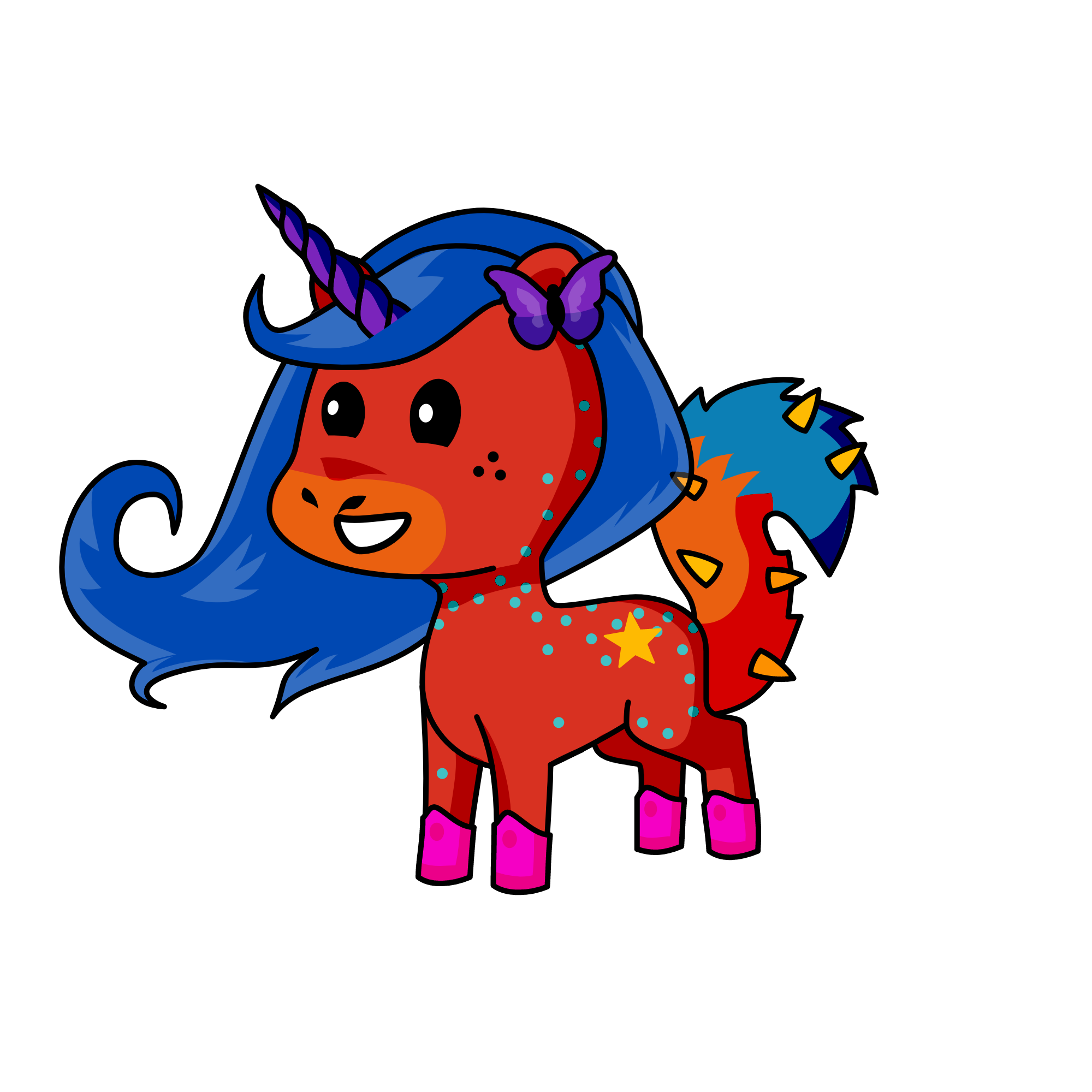 Florena, the unicorn