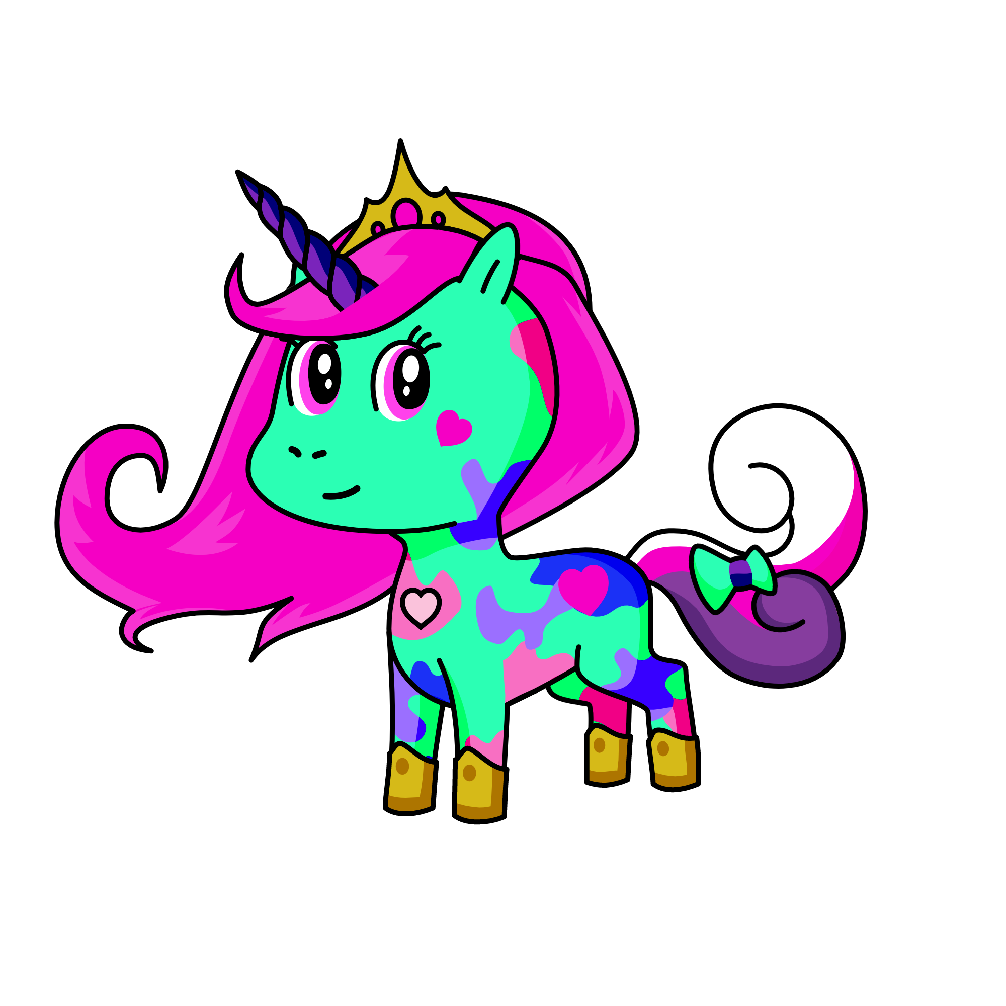 Amber, the unicorn