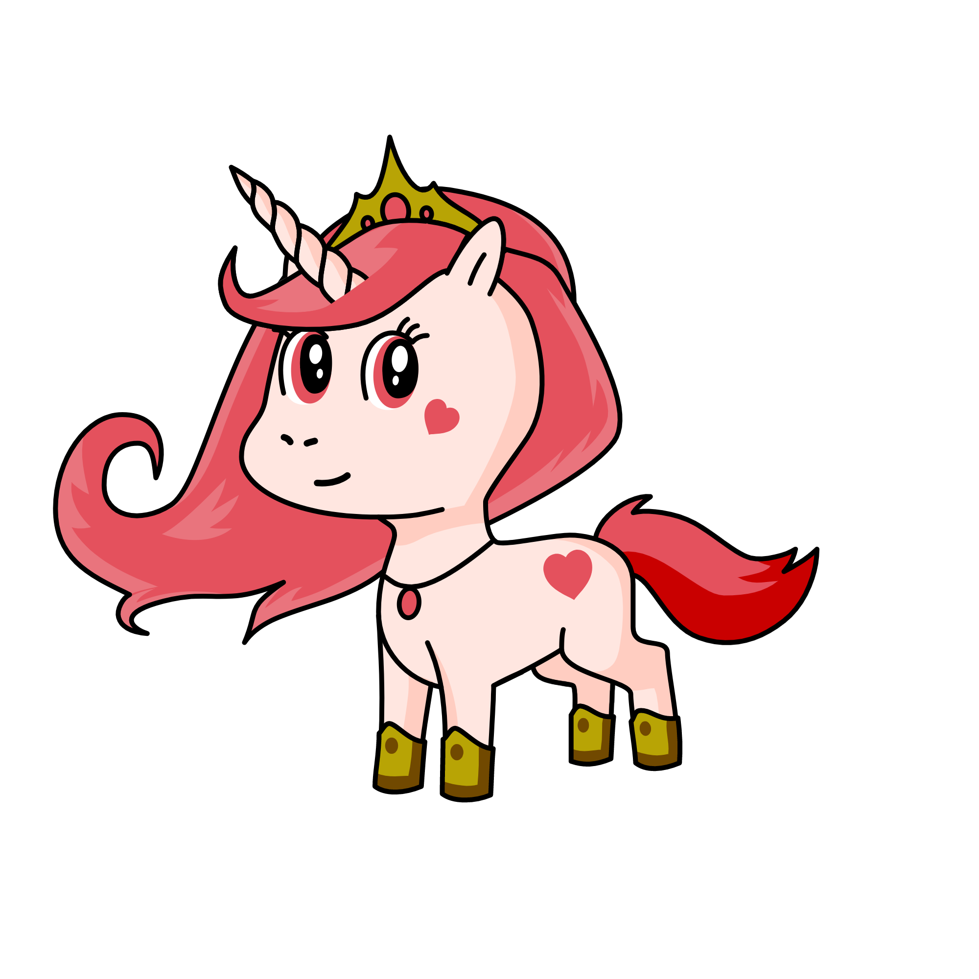 Bubble-gum, the unicorn