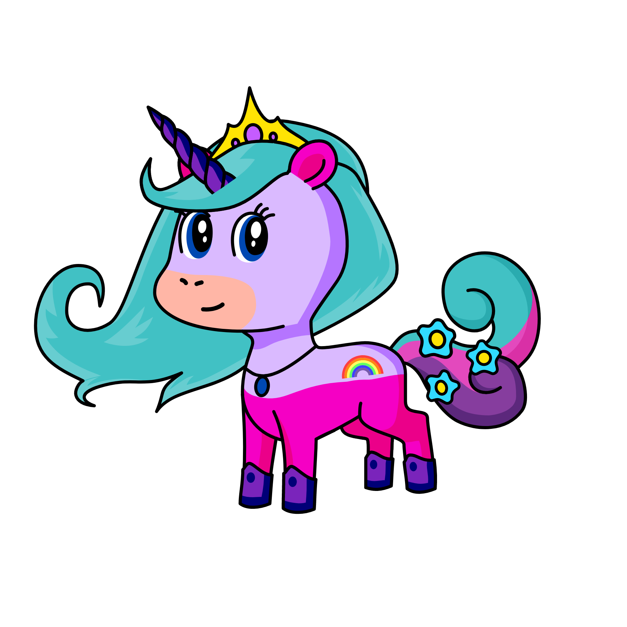 Bloom, the unicorn
