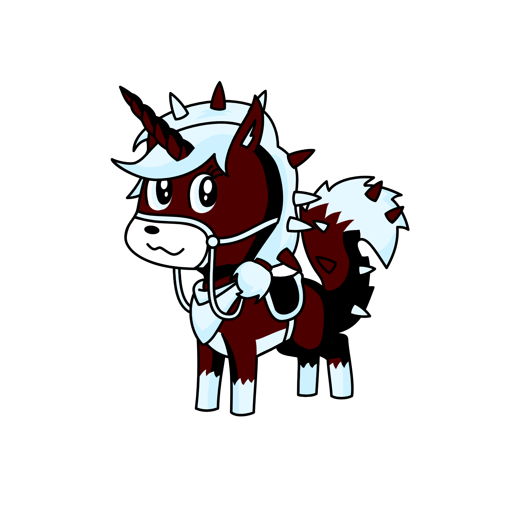 moonlight, the unicorn