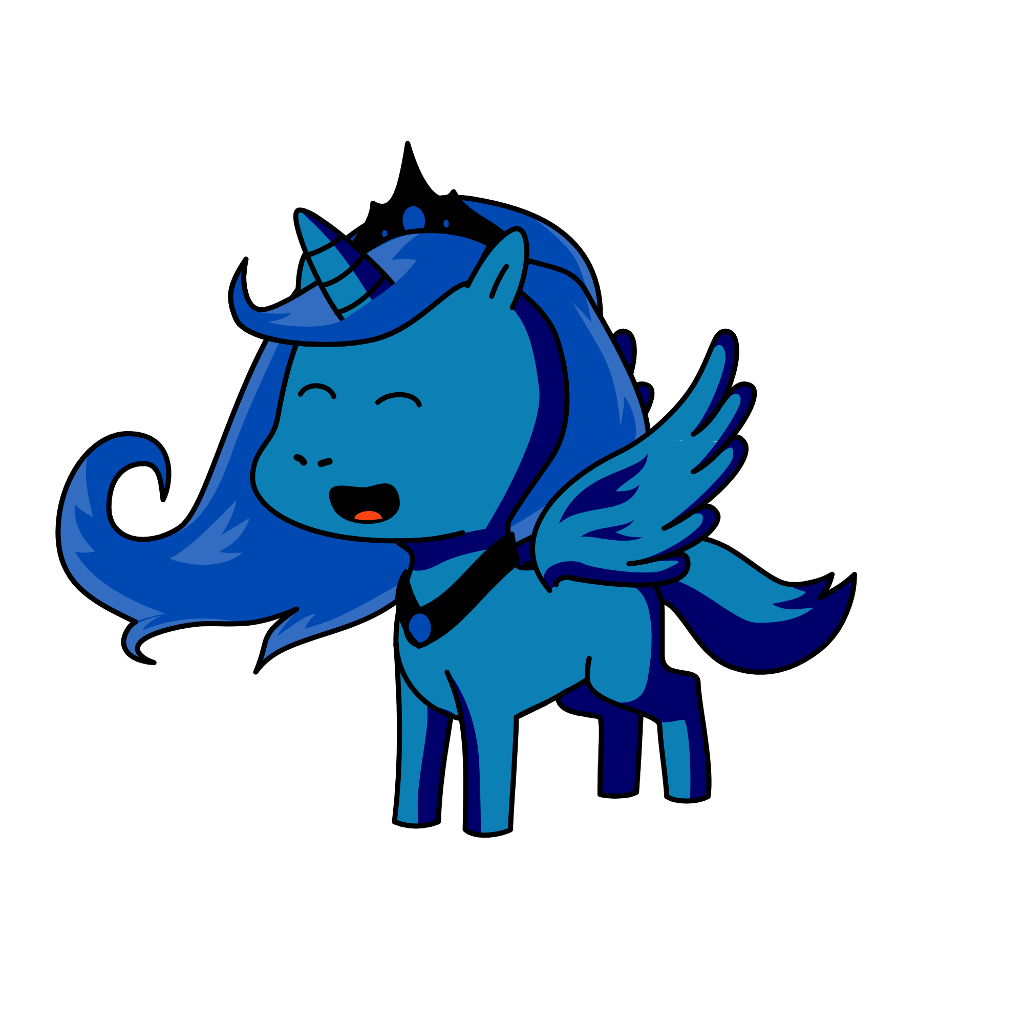 Princess Luna, the unicorn
