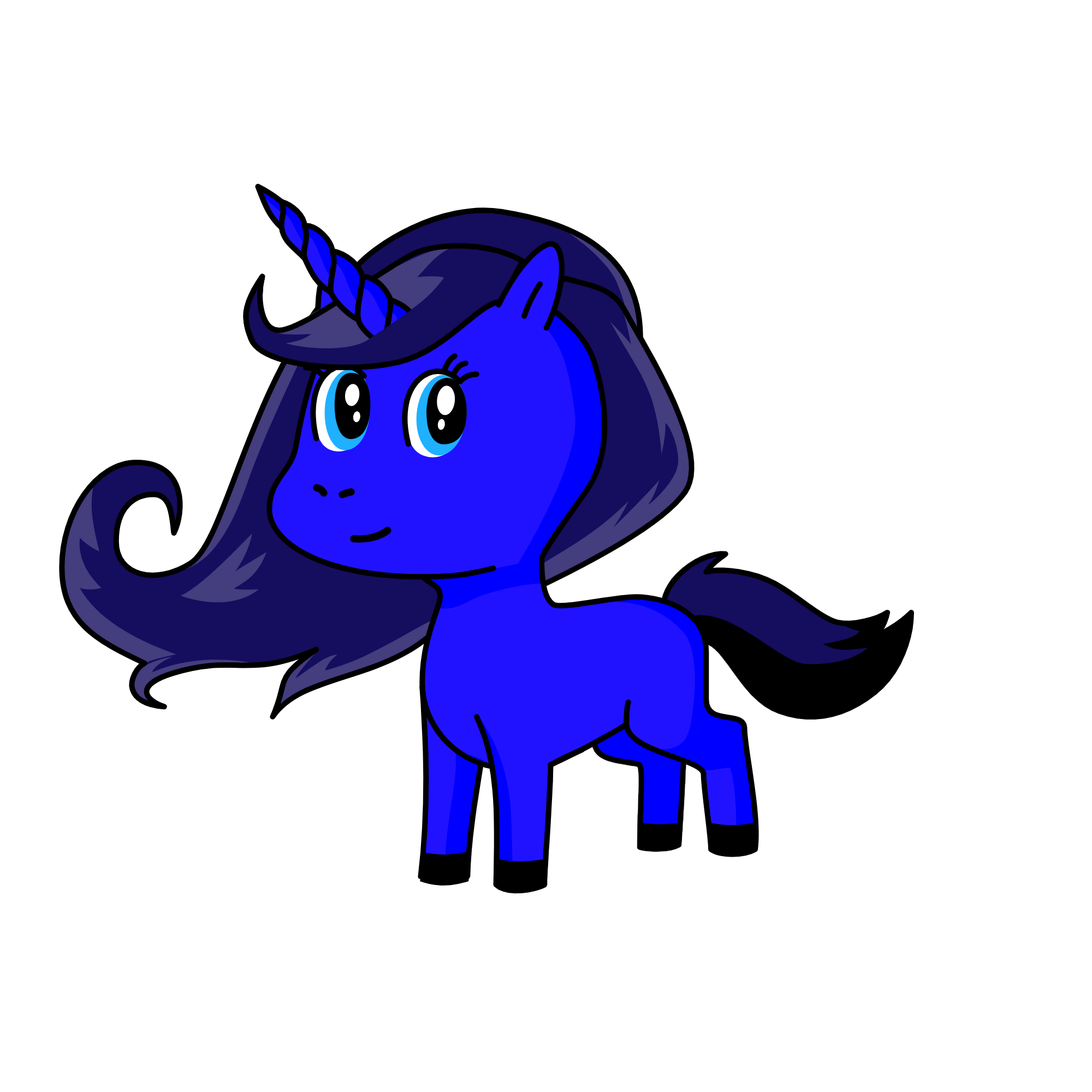 Luna, the unicorn