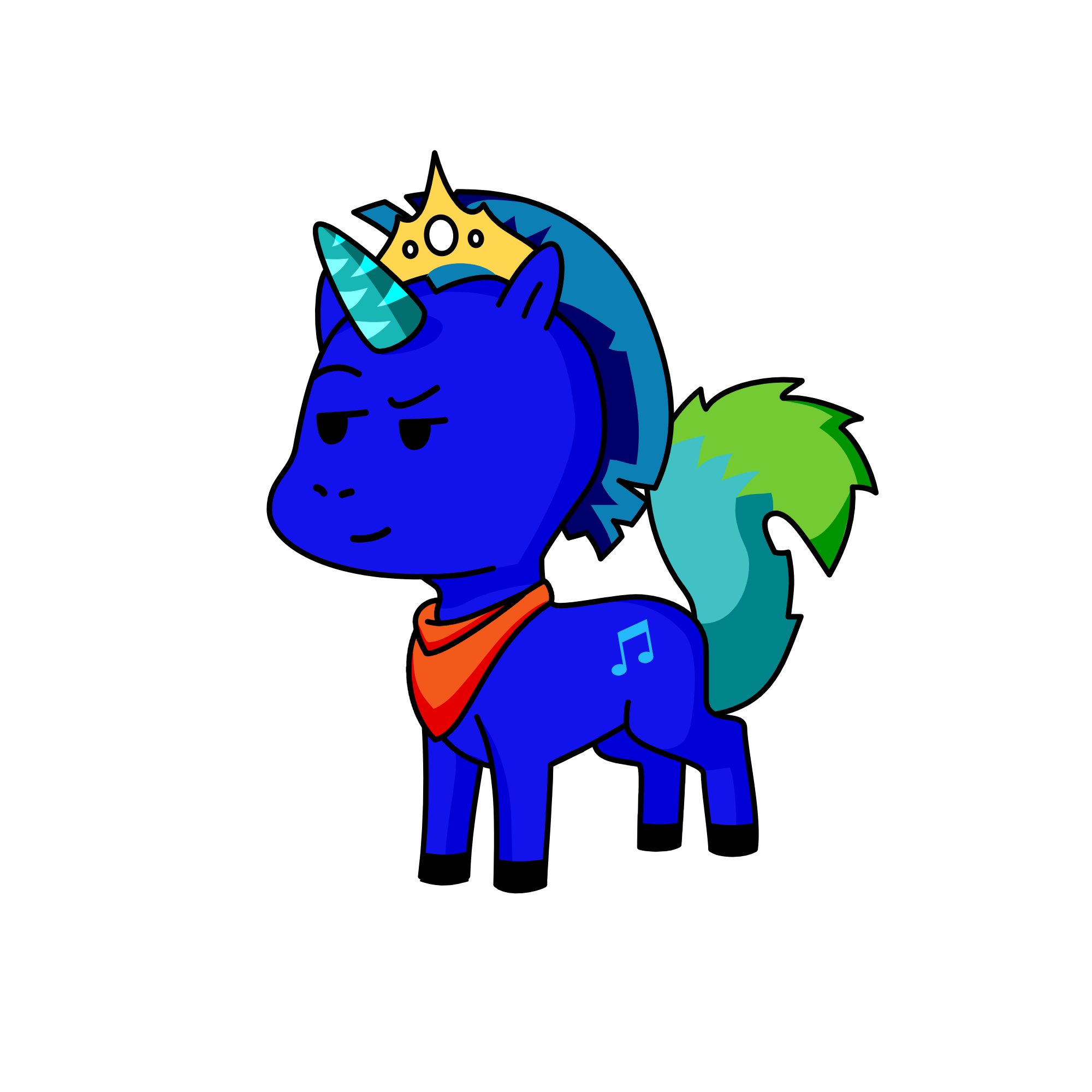 Prince Calvin, the unicorn