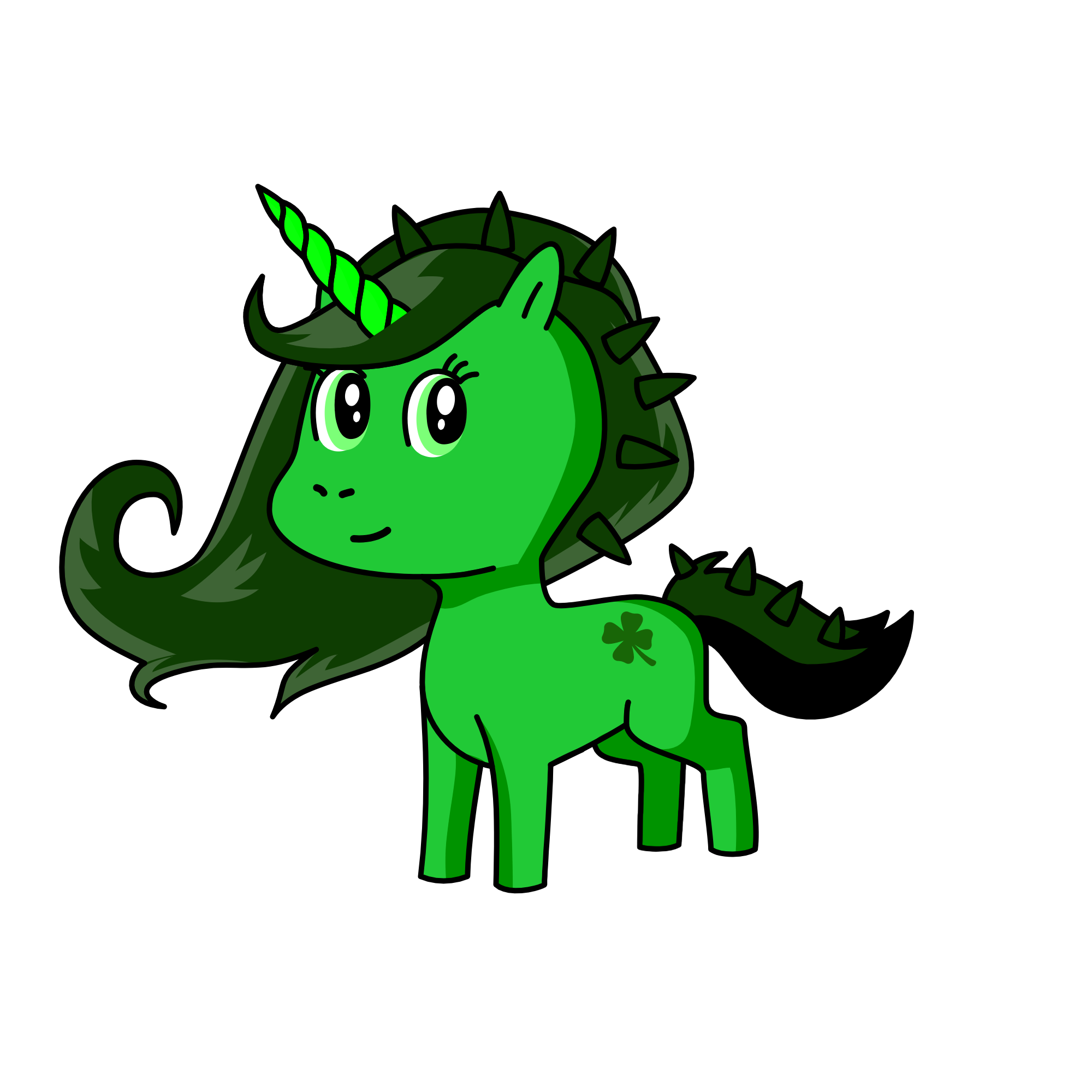 Irish, the unicorn