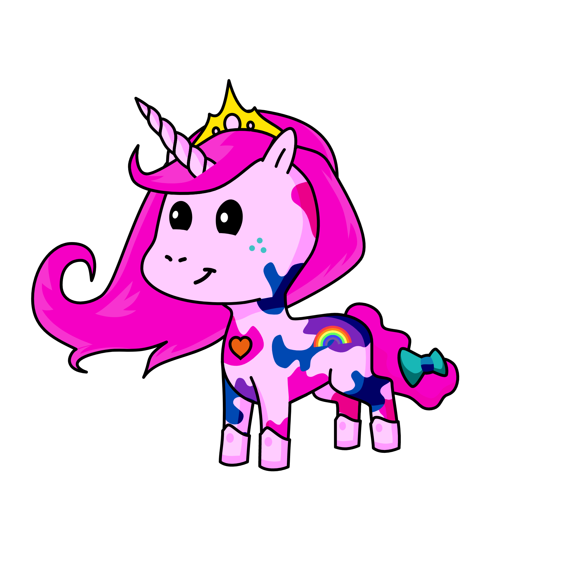 bravely, the unicorn