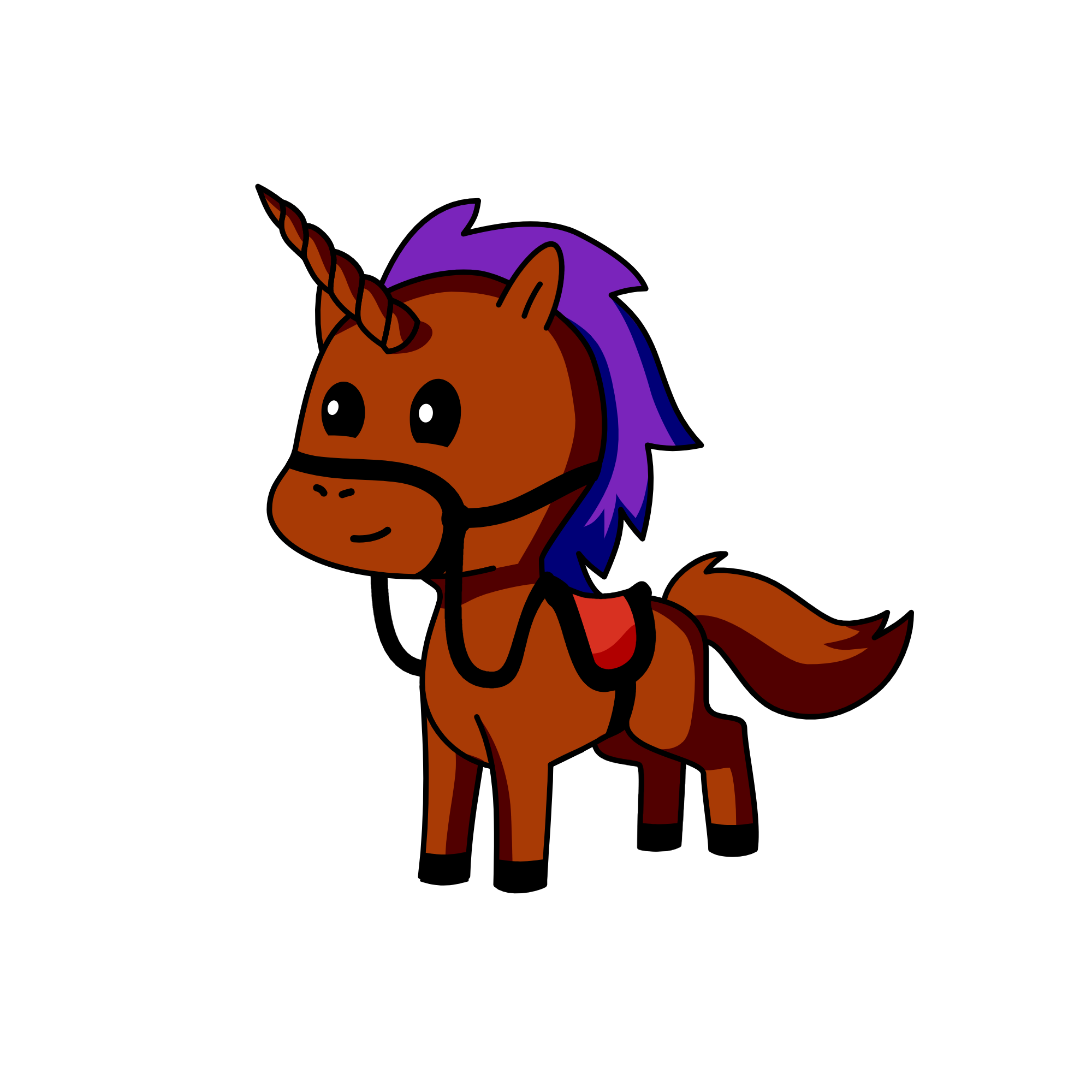coach horse, the unicorn