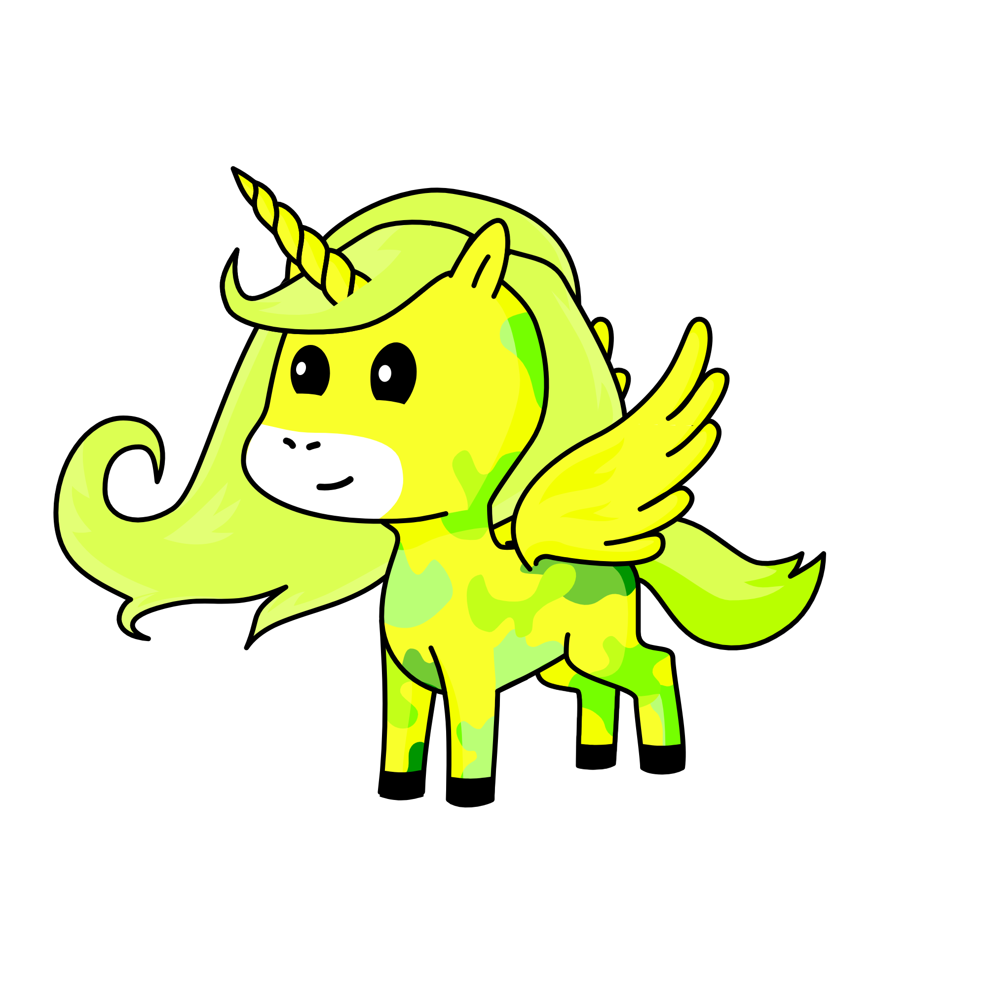 glow star, the unicorn